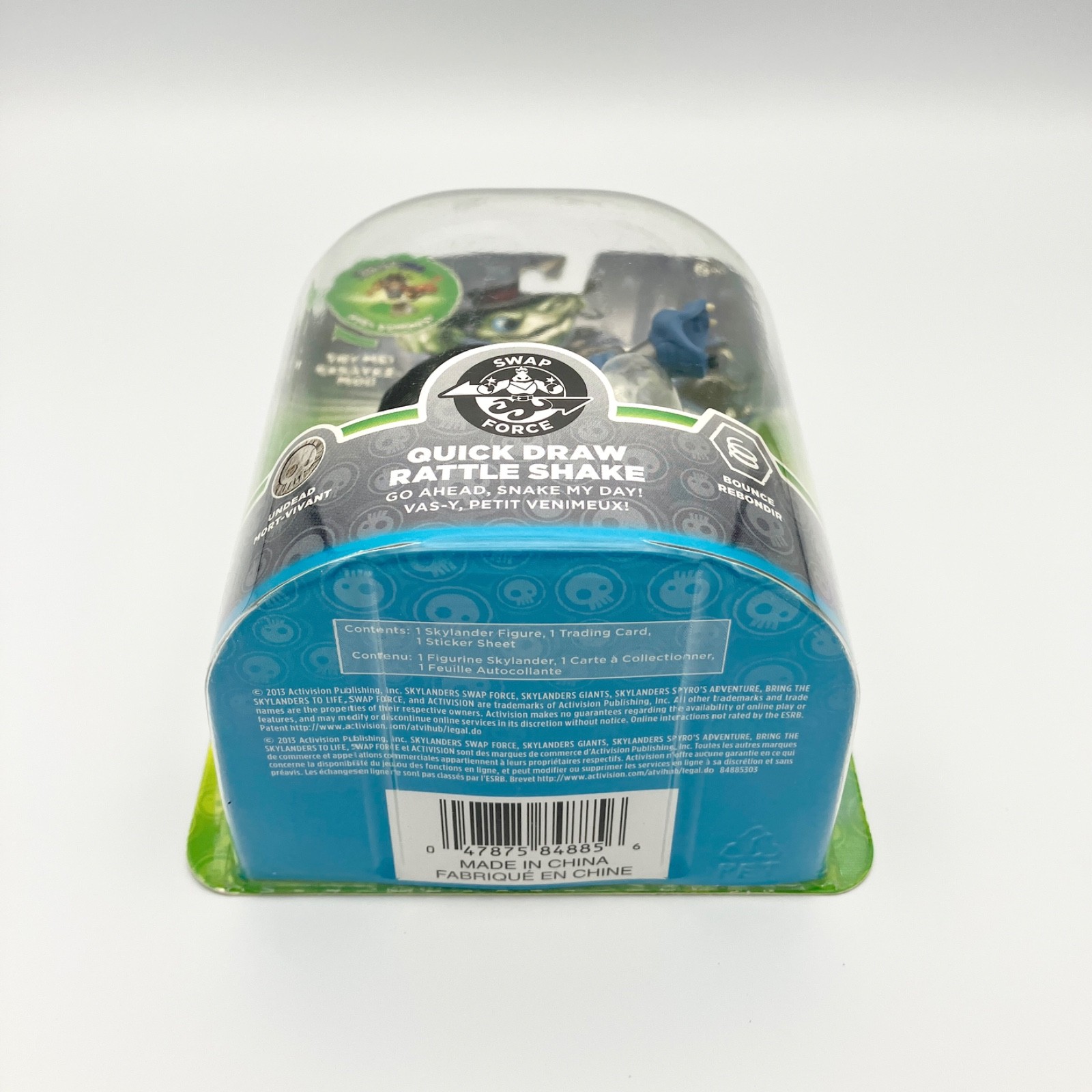 Skylanders Swap Force Quick Draw Rattle Shake Glow in the Dark Figure NEW SEALED