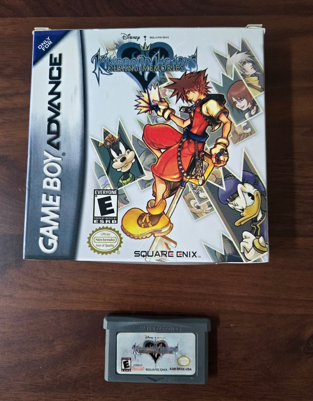 Kingdom Hearts: Chain of Memories GBA Game Boy Advance + Original Box, No Manual