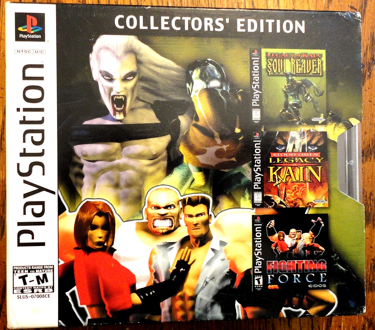 PLAYSTATION 1 EIDOS COLLECTORS’ EDITION*Fighting Force*Kain–Blood Omen/Soul Rea