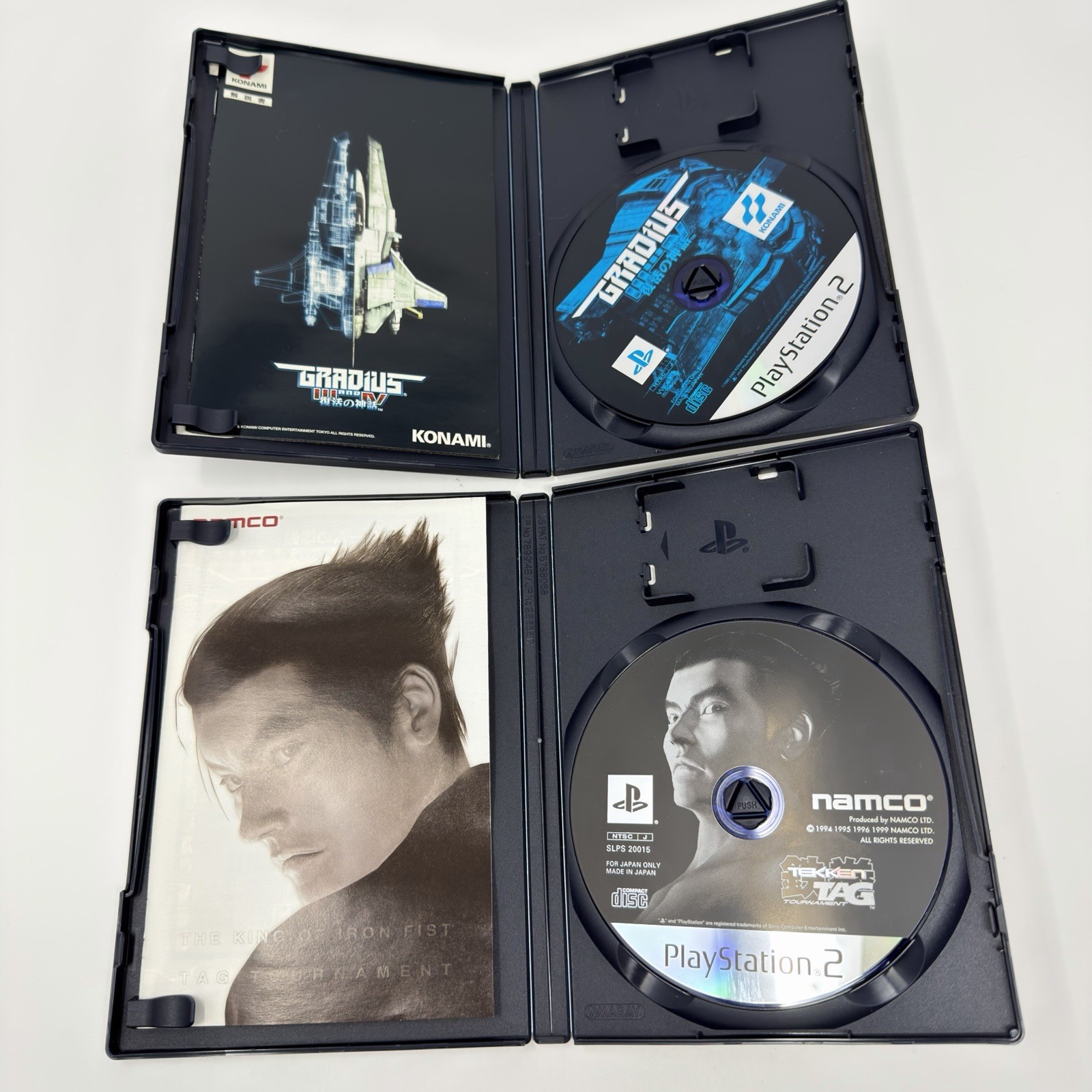 PS2 Gradius III and IV + Tekken Tag Tournament Japanese Version UNTESTED