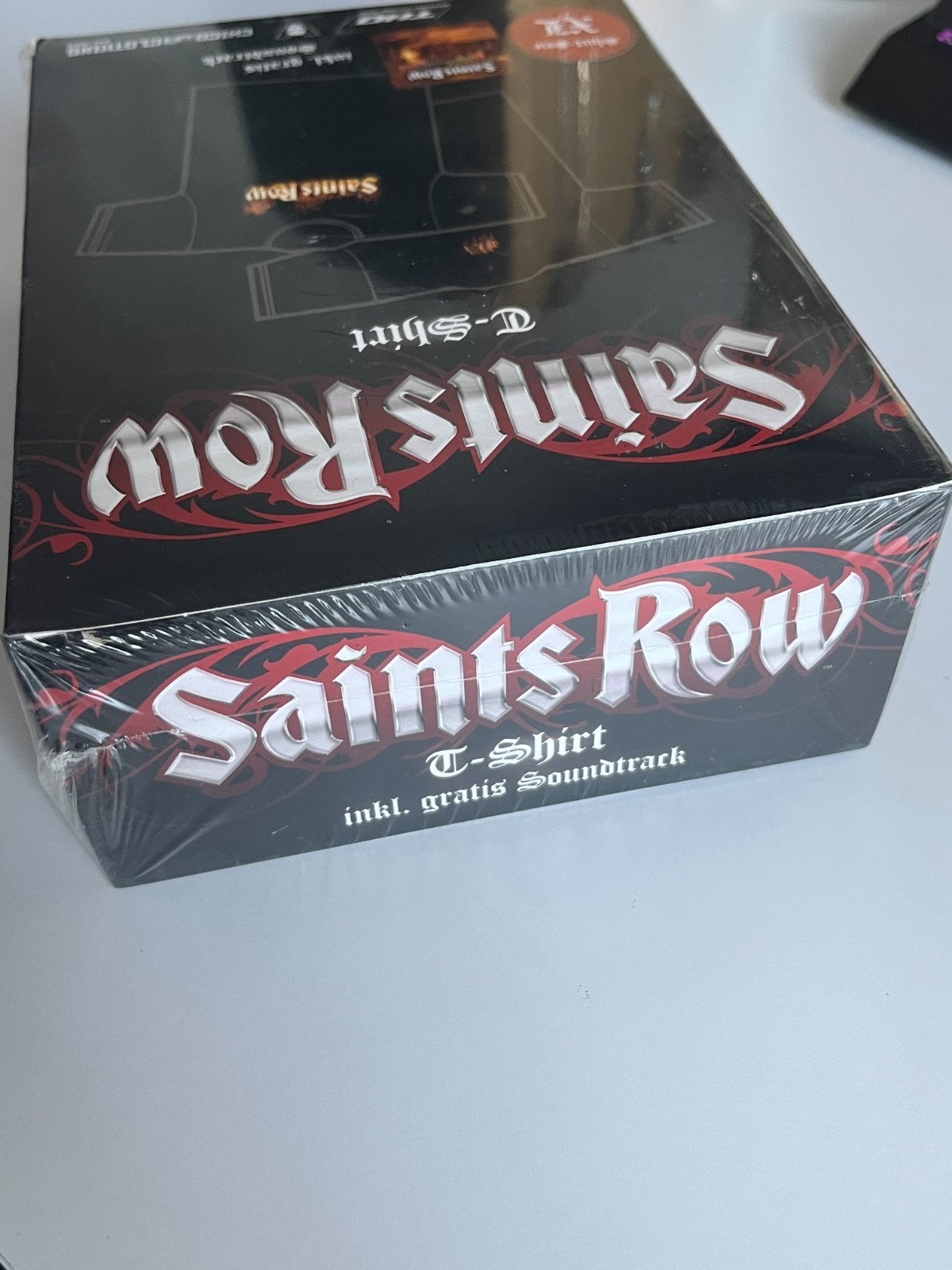 SEALED Saints Row 1 2006 Box Set Soundtrack And Shirt XL Germany Exclusive RARE