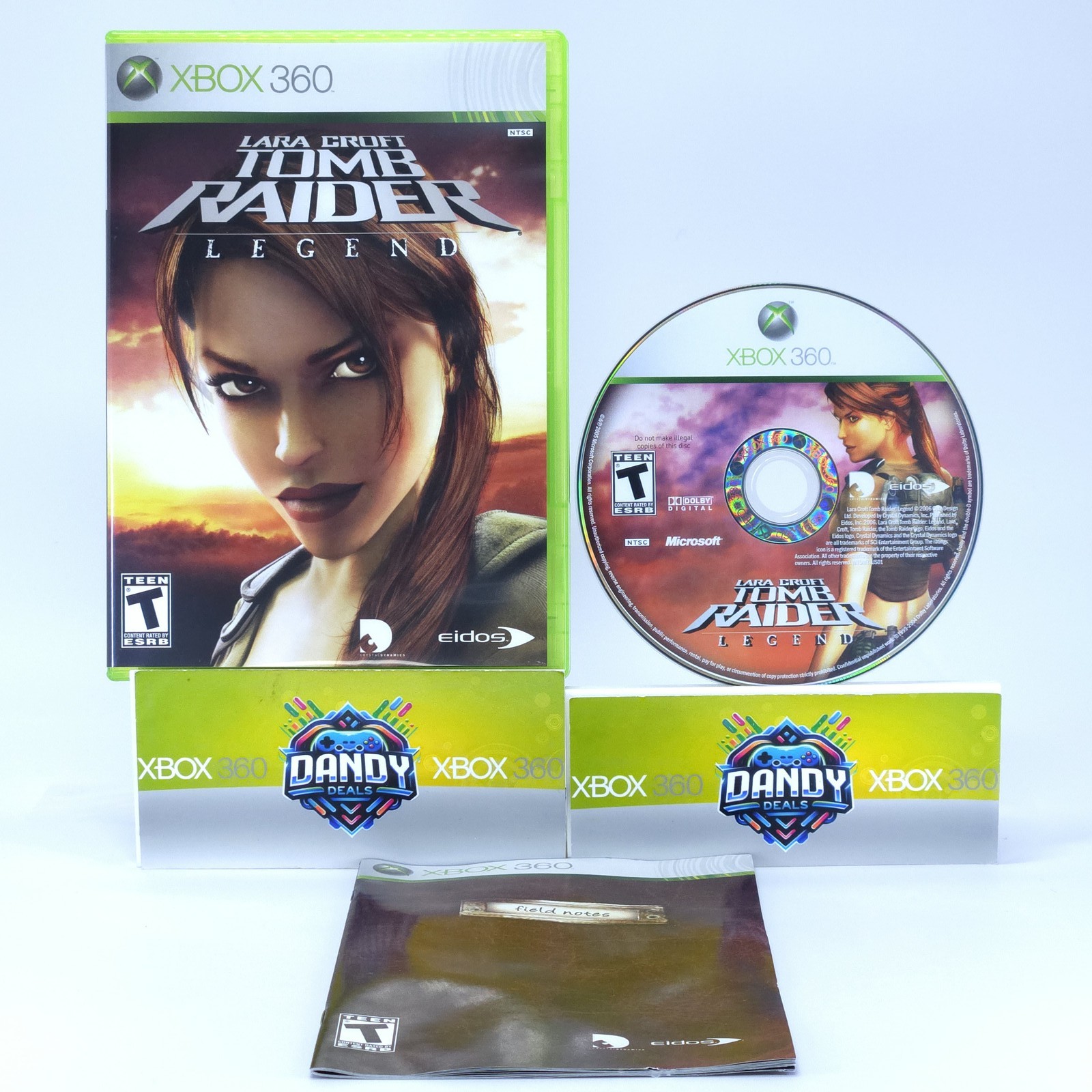 Tomb Raider Legend CIB W/ Manual – Xbox 360
