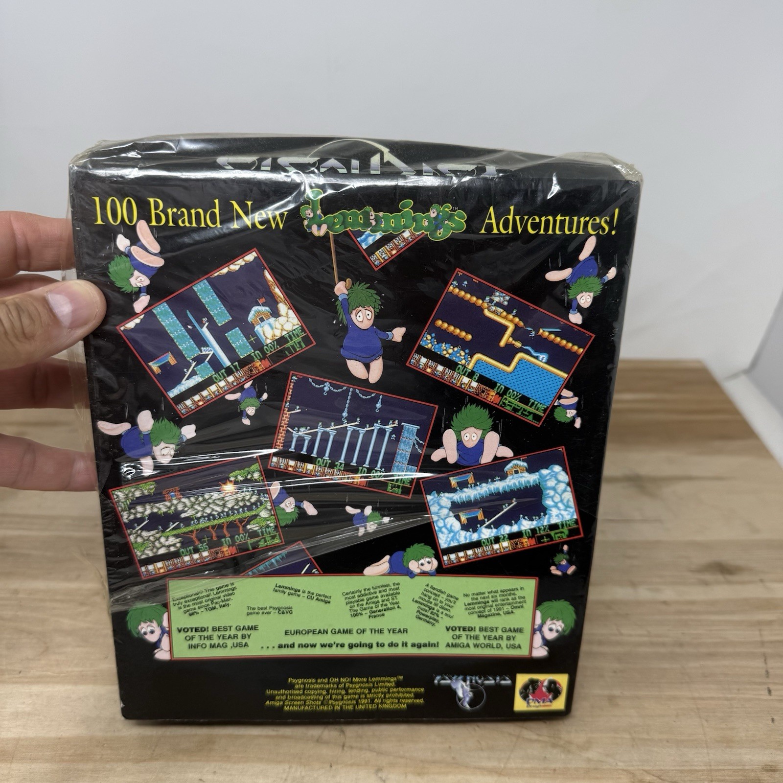Oh No! More Lemmings 1991 Big Box 3.5″ & 5.25″ Disks ADD ON VERSION