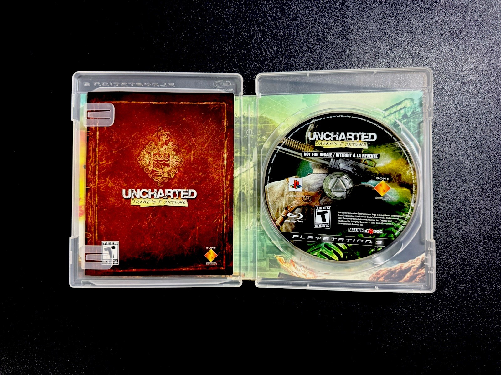 Uncharted: Drake’s Fortune (Sony PlayStation 3, 2007) CIB Tested