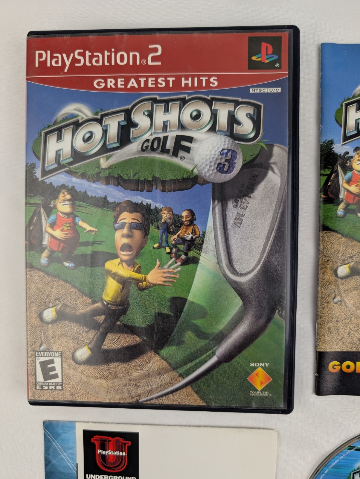 Hot Shots Golf 3 Greatest Hits PS2 Sony Golf Sports Video Game CIB Complete