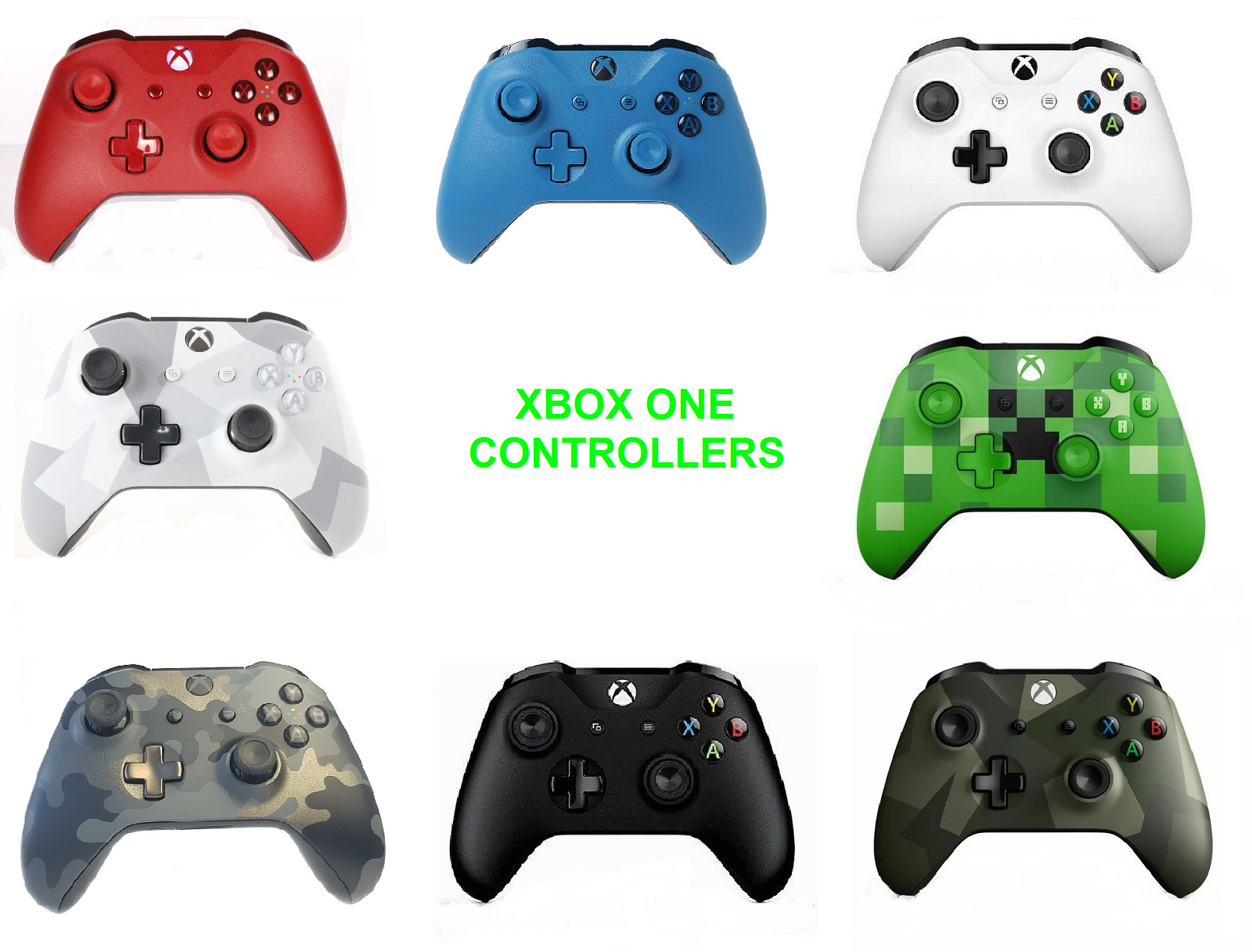 Official Microsoft Xbox One Wireless Controller(1914/1708/1697/1537)Pick& Choose