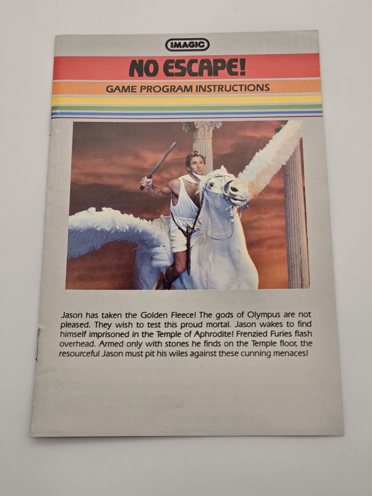 Atari 2600 Video Game No Escape!, Complete CIB, 1983 Imagic, tested and working