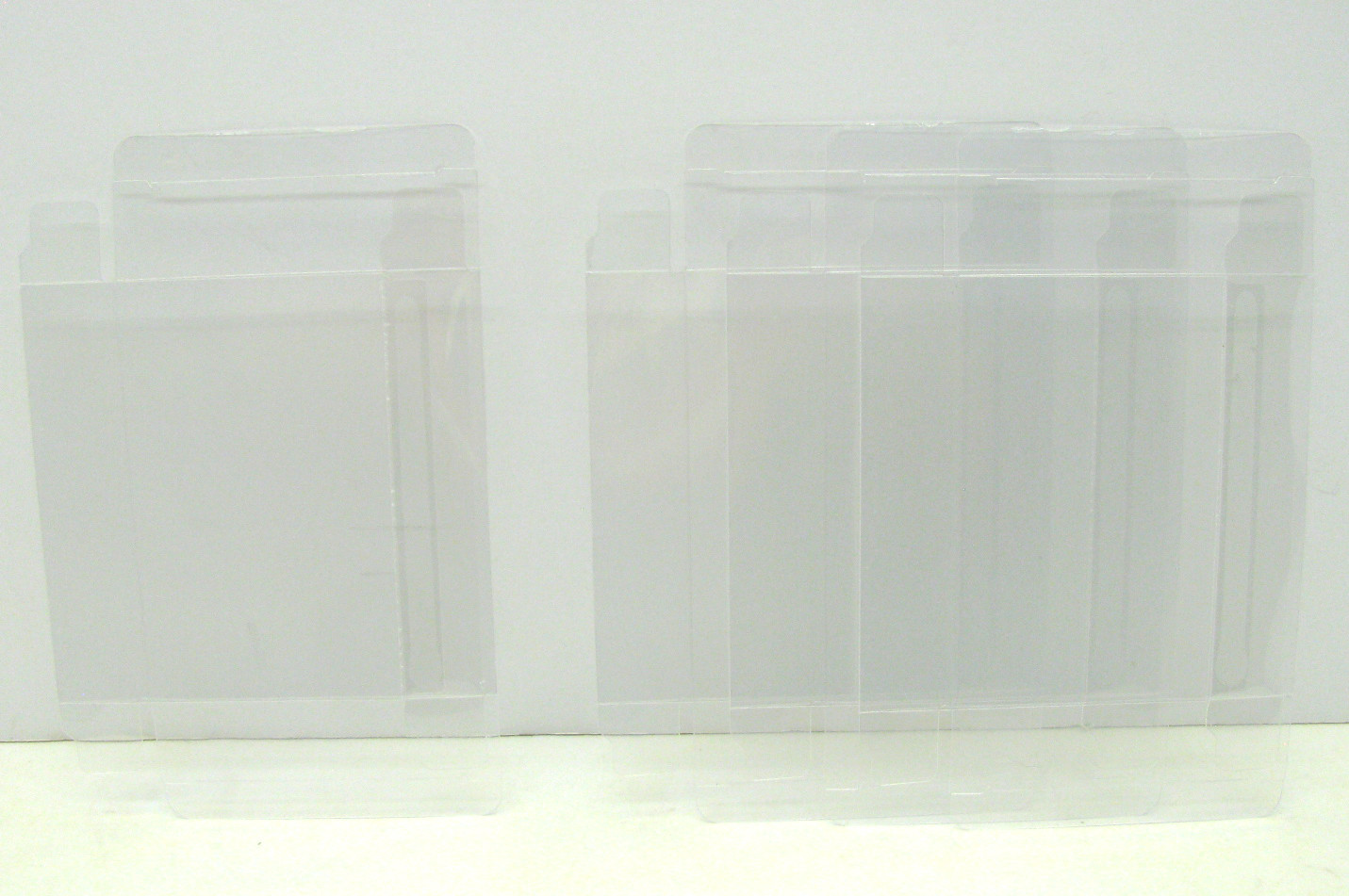 25x CLEAR PLASTIC PROTECTIVE BOX SLEEVE FOR ATARI 7800 GAME CARTRIDGES