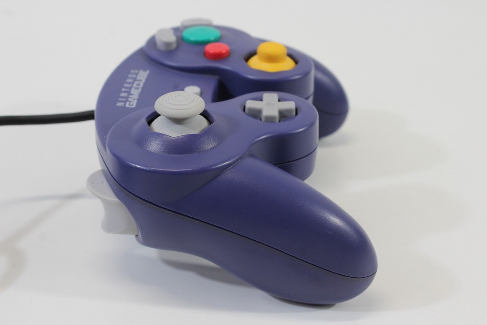 Official Nintendo GameCube Controller Pad Indigo Purple T3 TIGHT OEM GC DOL-003