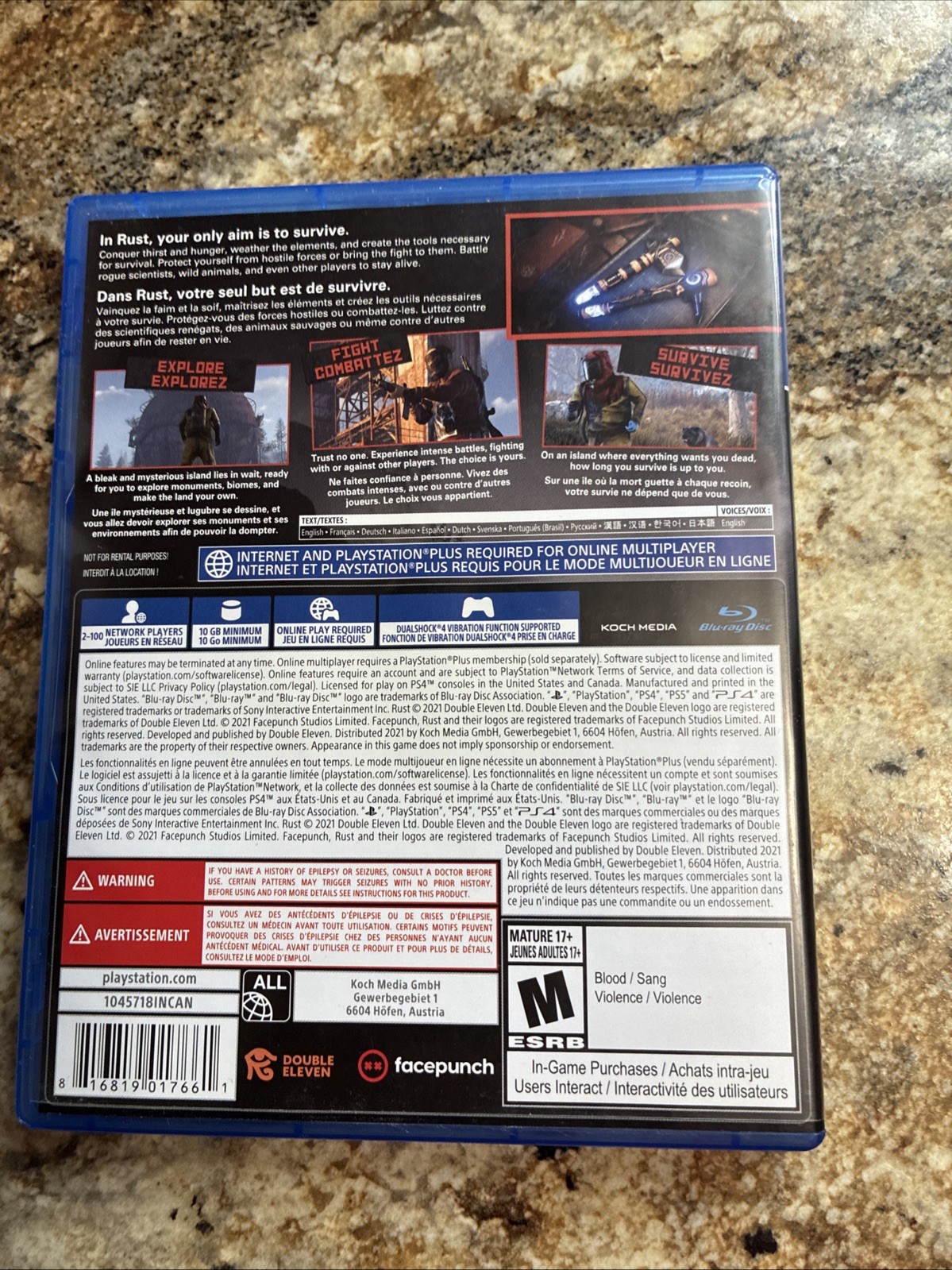 Deep Silver Rust – (PlayStation 4 , 2021)