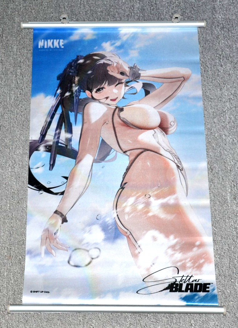 Stellar Blade X NIKKE Collab – EVE Skin Suit Tapestry – Limited Korea Exclusive