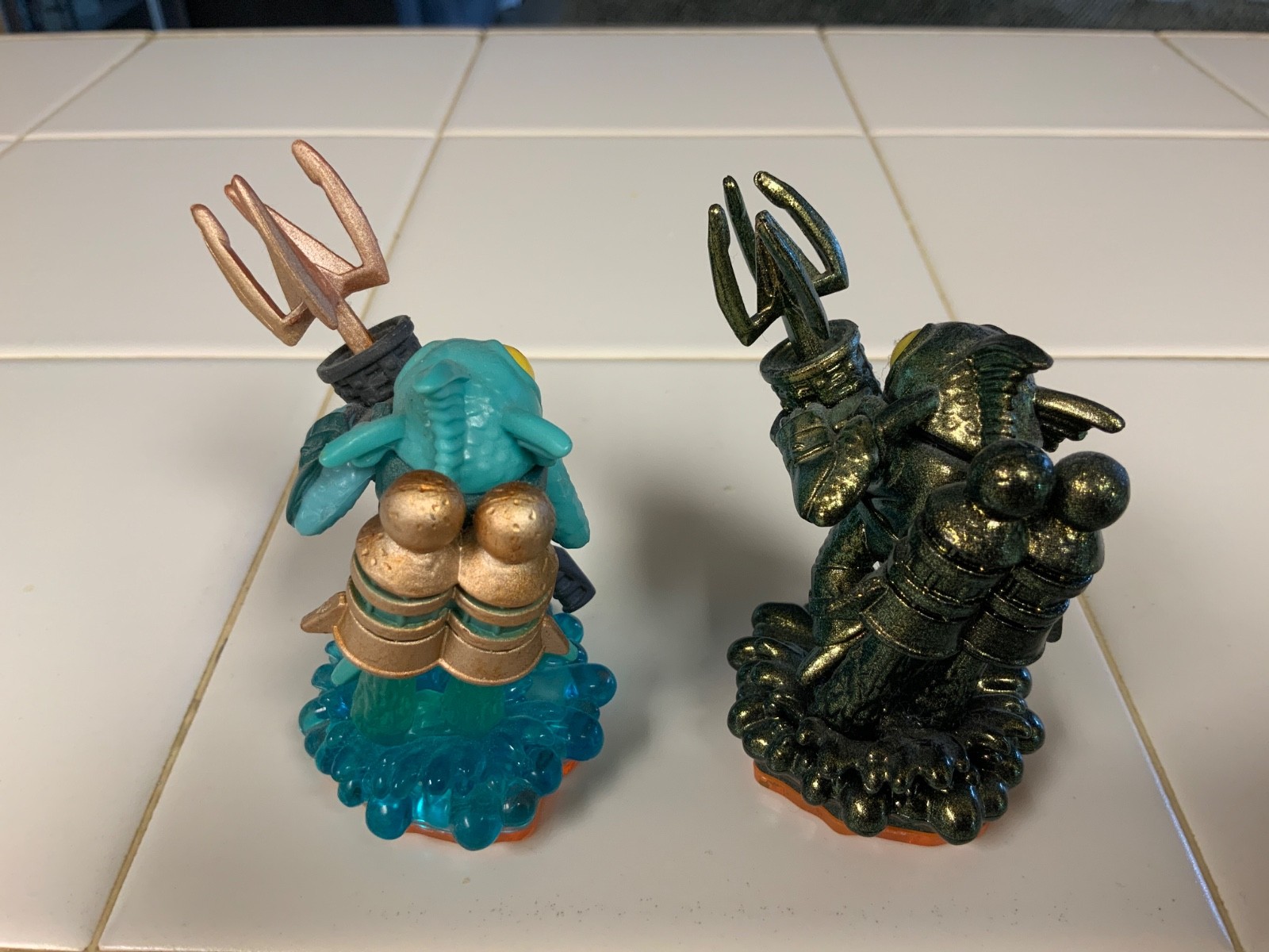 Skylanders Giants lot(4): Metallic Green Shroomboom, Gill Grunt etc