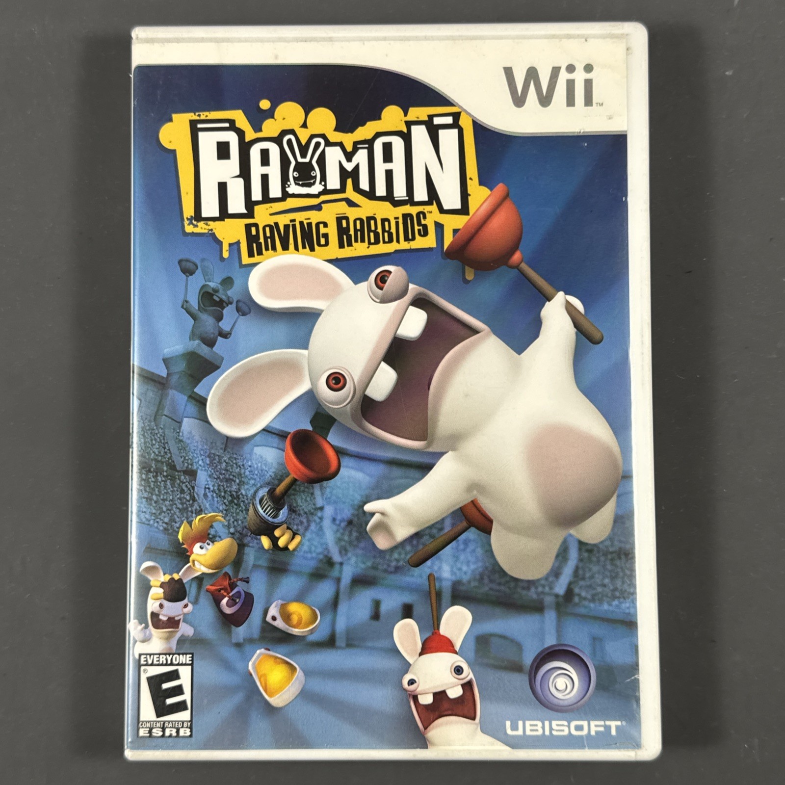 Rayman Raving Rabbids Nintendo Wii Game & Case Tested