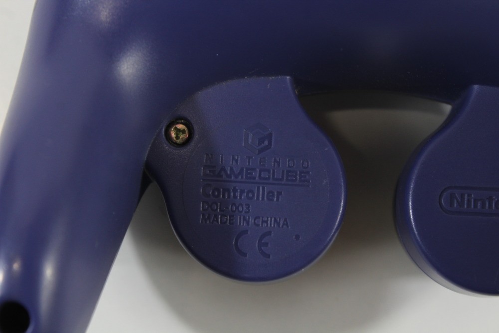Official Nintendo GameCube Controller Pad Indigo Purple T3 TIGHT OEM GC DOL-003