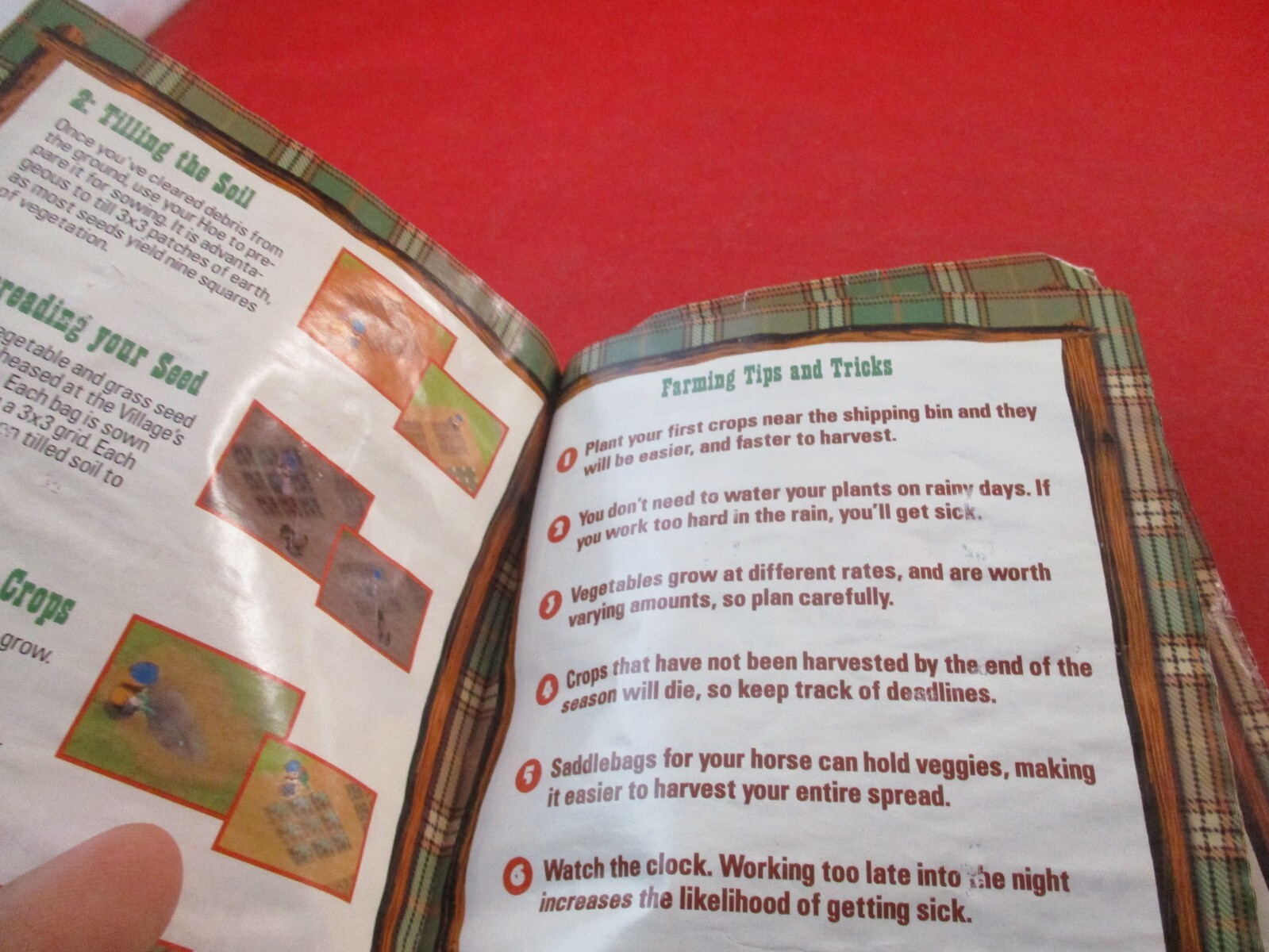 Harvest Moon Nintendo 64 N64 Instruction Manual Booklet ONLY *DAMAGED* #L