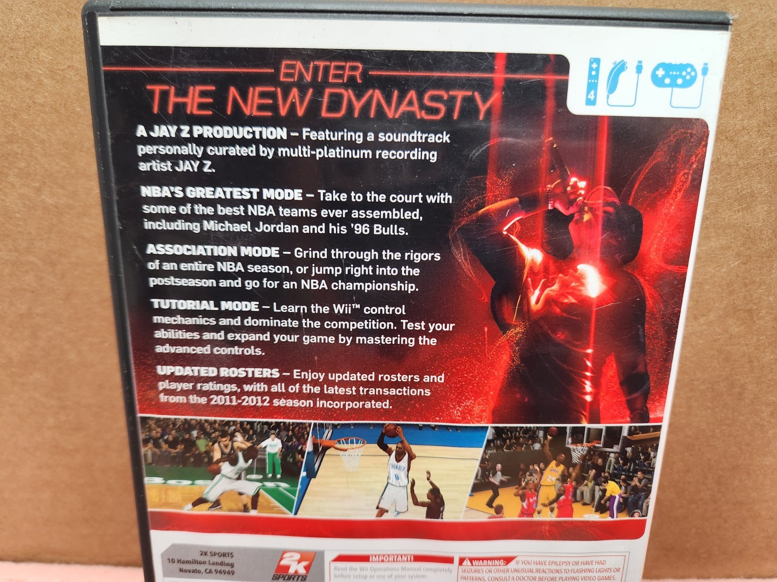 “NBA 2K13” (Nintendo Wii, 2012) Video Game Produced By Jay-Z