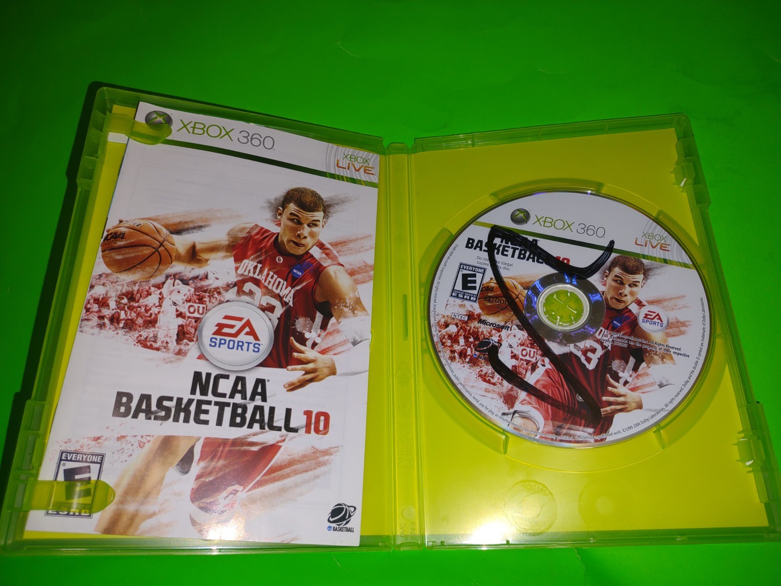 NCAA Basketball 10 (Microsoft Xbox 360) Complete With Manual Tested