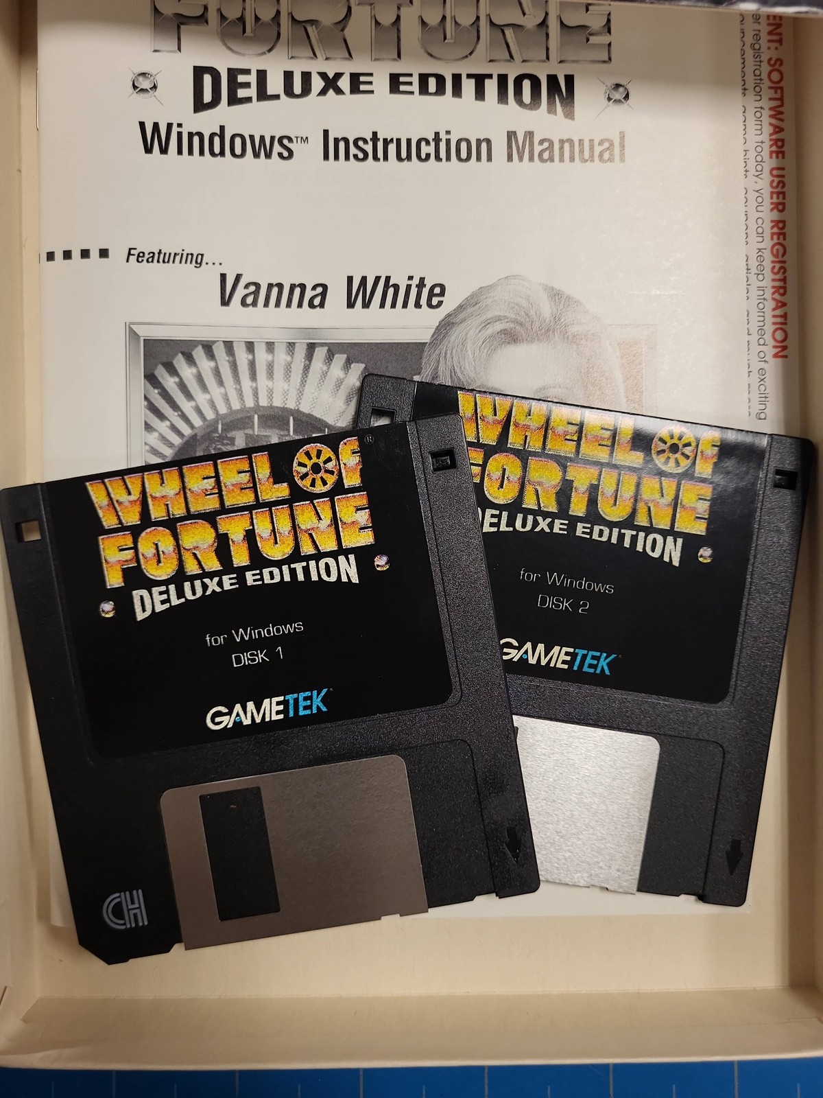 Gametek Wheel of Fortune Deluxe Edition Windows PC Game 3.5″ Floppy Disks