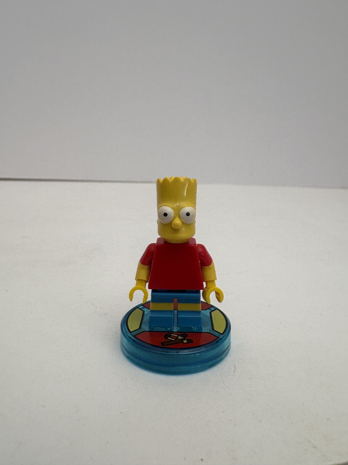 LEGO Dimensions The Simpsons Bart Minifigure w/ Base Tag sim026 from Pack 71211