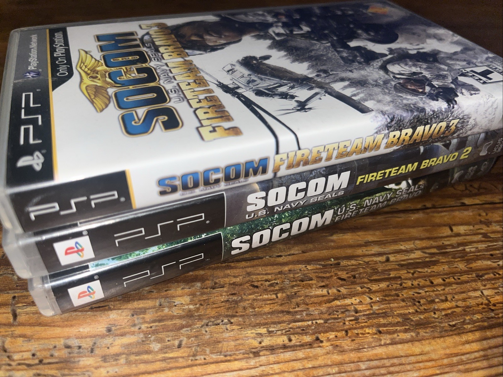 SOCOM US Navy Seals Sony PSP Trilogy Bundle Fireteam Bravo 1 2 3
