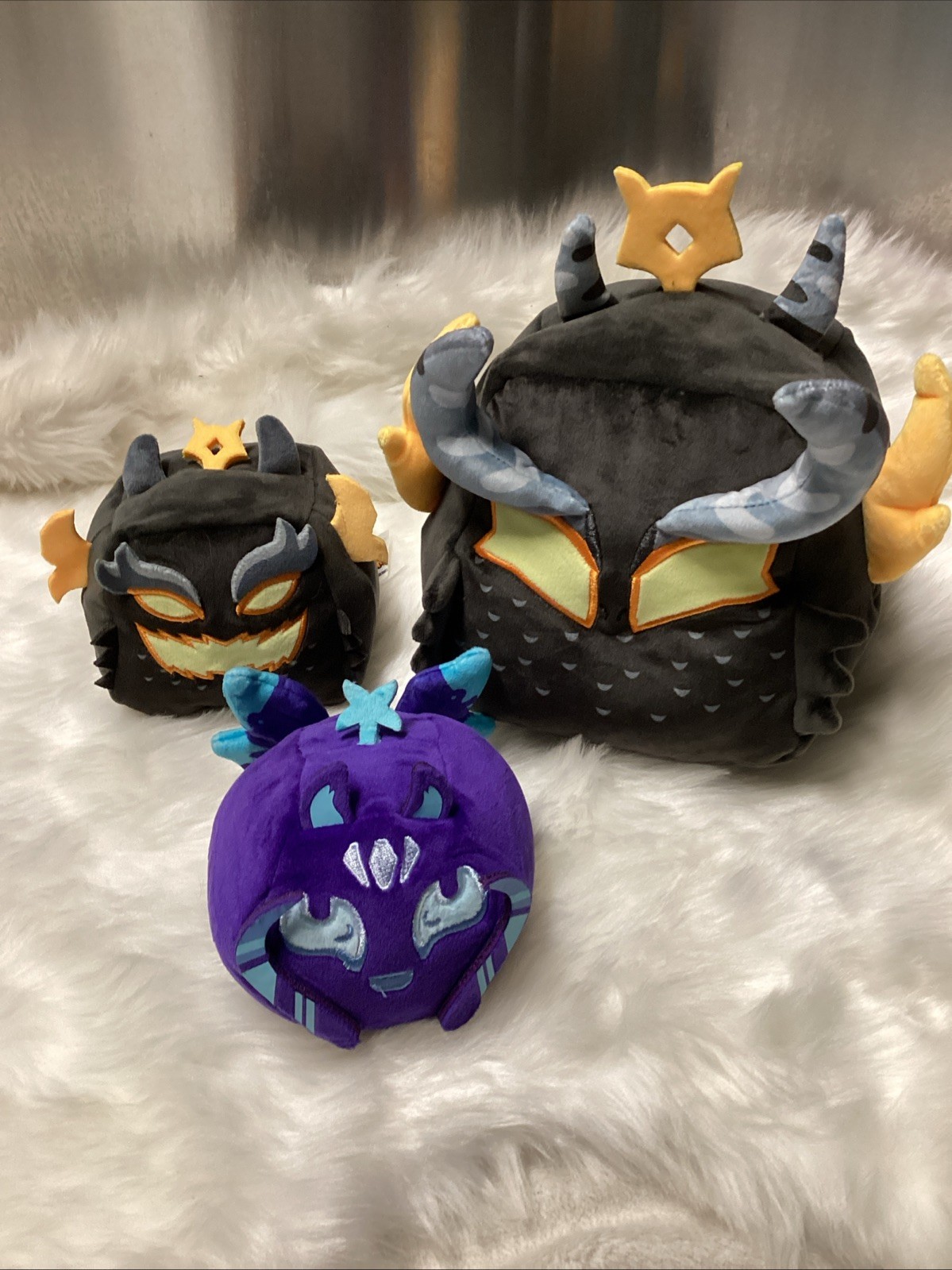 Blox Fruits, Ember Dragon Two Sizes and Kitsune fruits. Bundle Of Three.