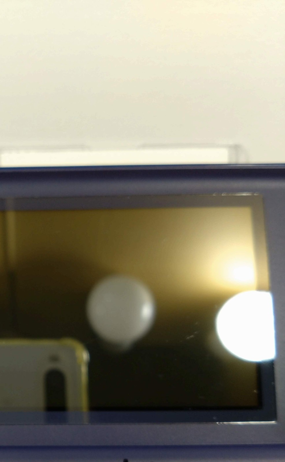 DS Lite Enamel Navy USG-001 w/GBA Connect Cover Tested Nintendo DS 0624A