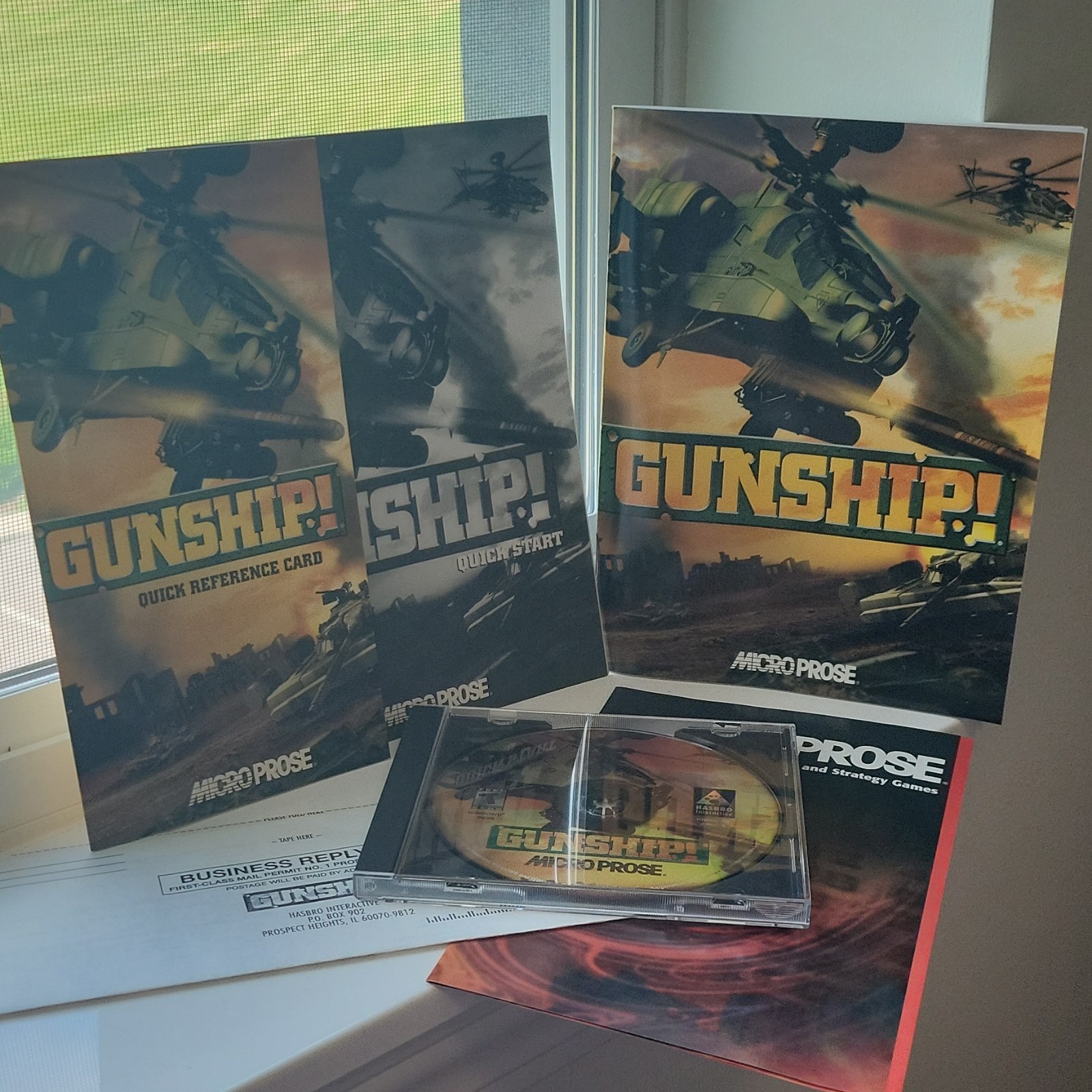 MicroProse Gunship! PC Flight Simulation (1999) w/ Manual, Multiplayer