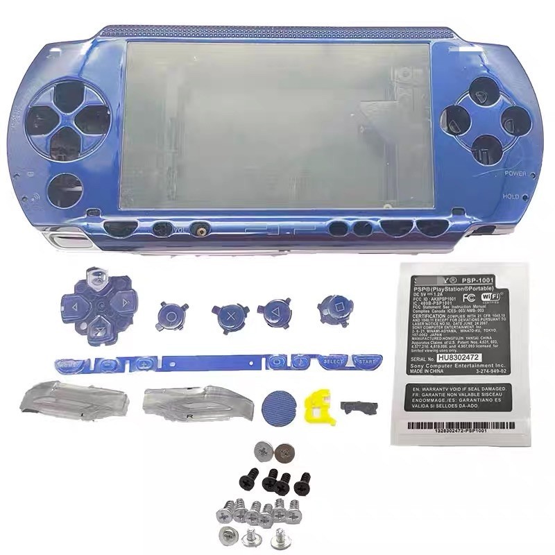 Replacement Full Housing Shell Faceplate Case for Sony PSP 1000 With Buttons Set