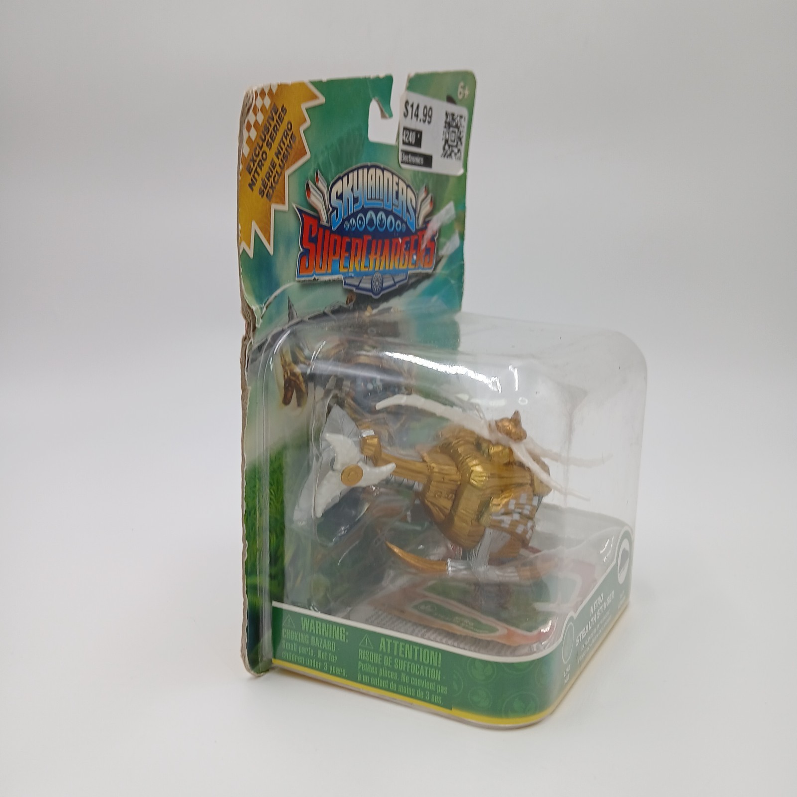 Skylanders SuperChargers Nitro Stealth Stinger Sky Vehicle Life Vie FLAW READ