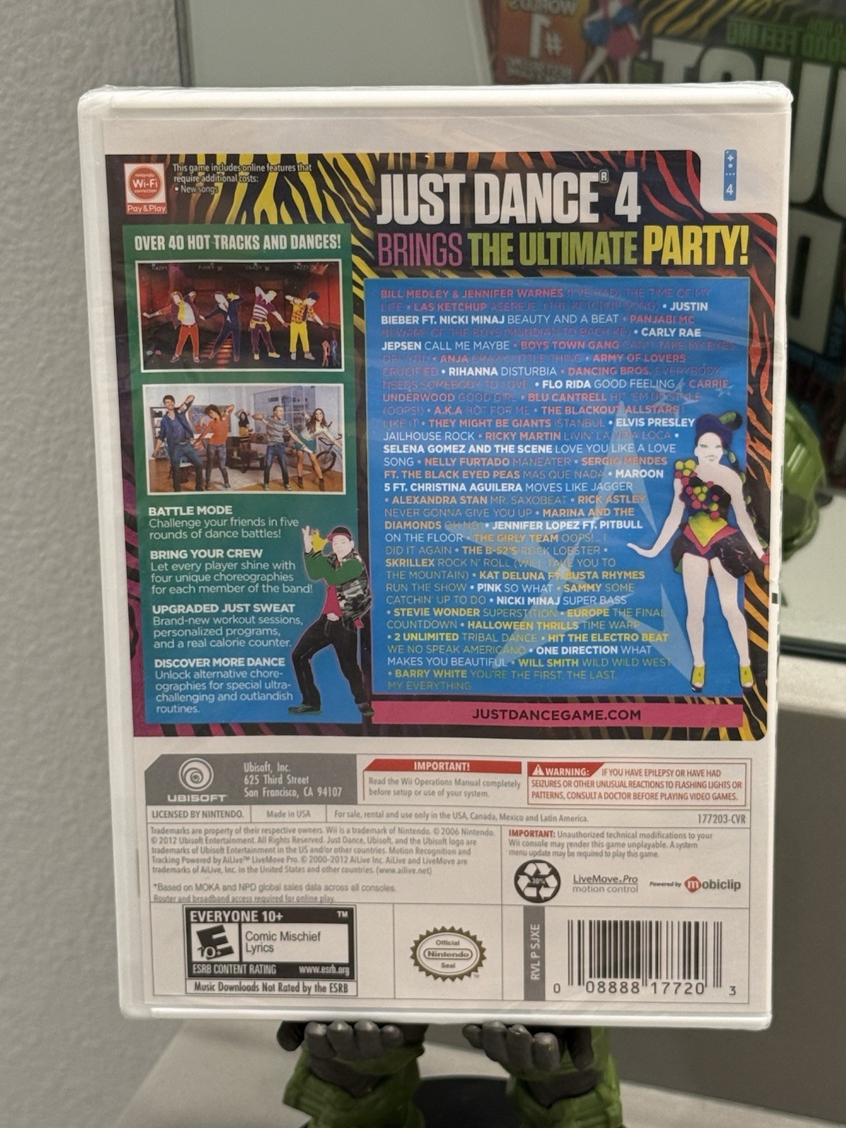 Just Dance 4 (Nintendo Wii, 2012) BRAND NEW FACTORY SEALED