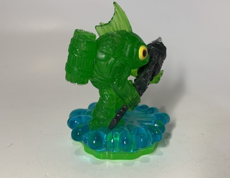 Clear Green Gill Grunt Skylanders Spyros Adventure Imaginators