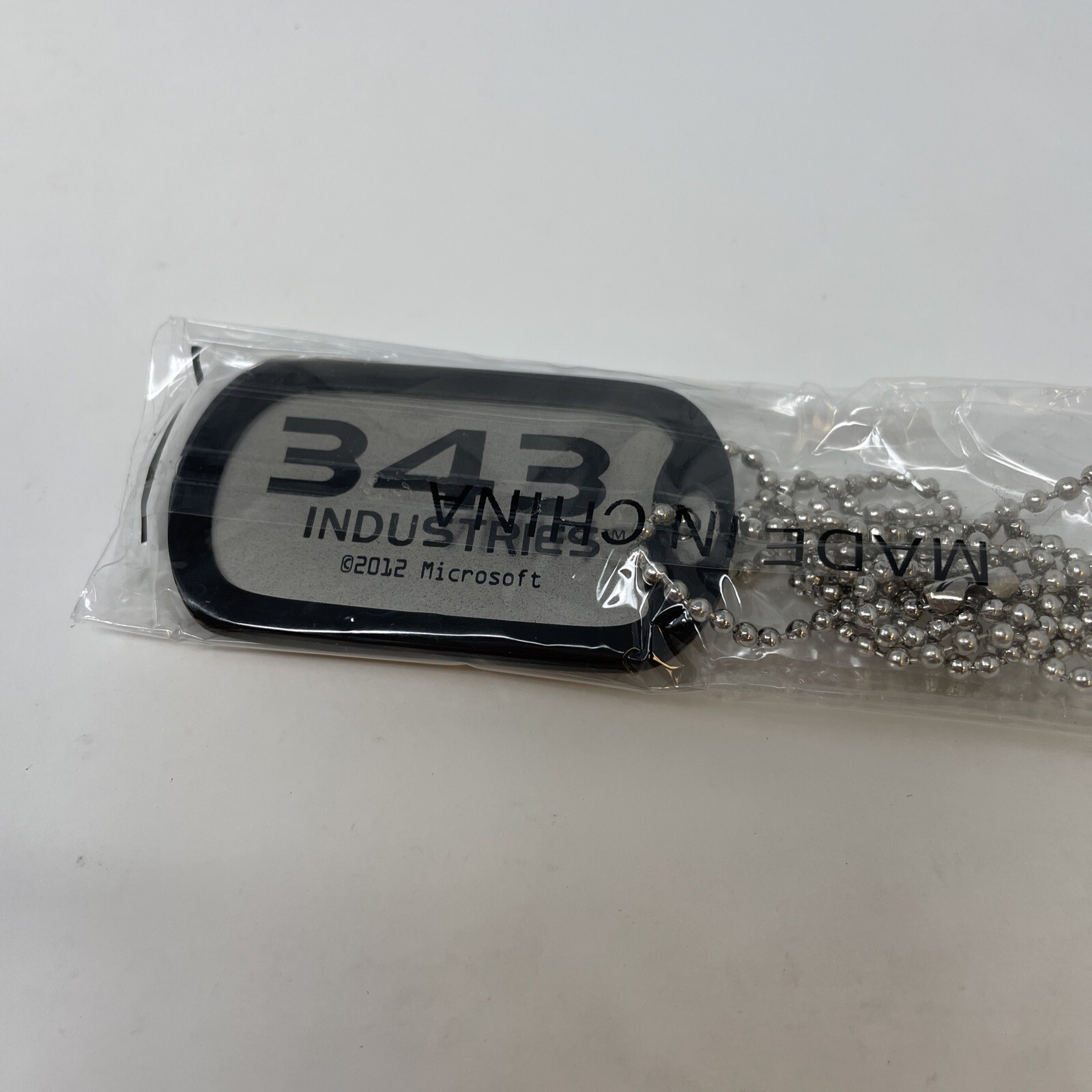Halo 4 Microsoft 2012 343 Industries Dog Tag Brand New
