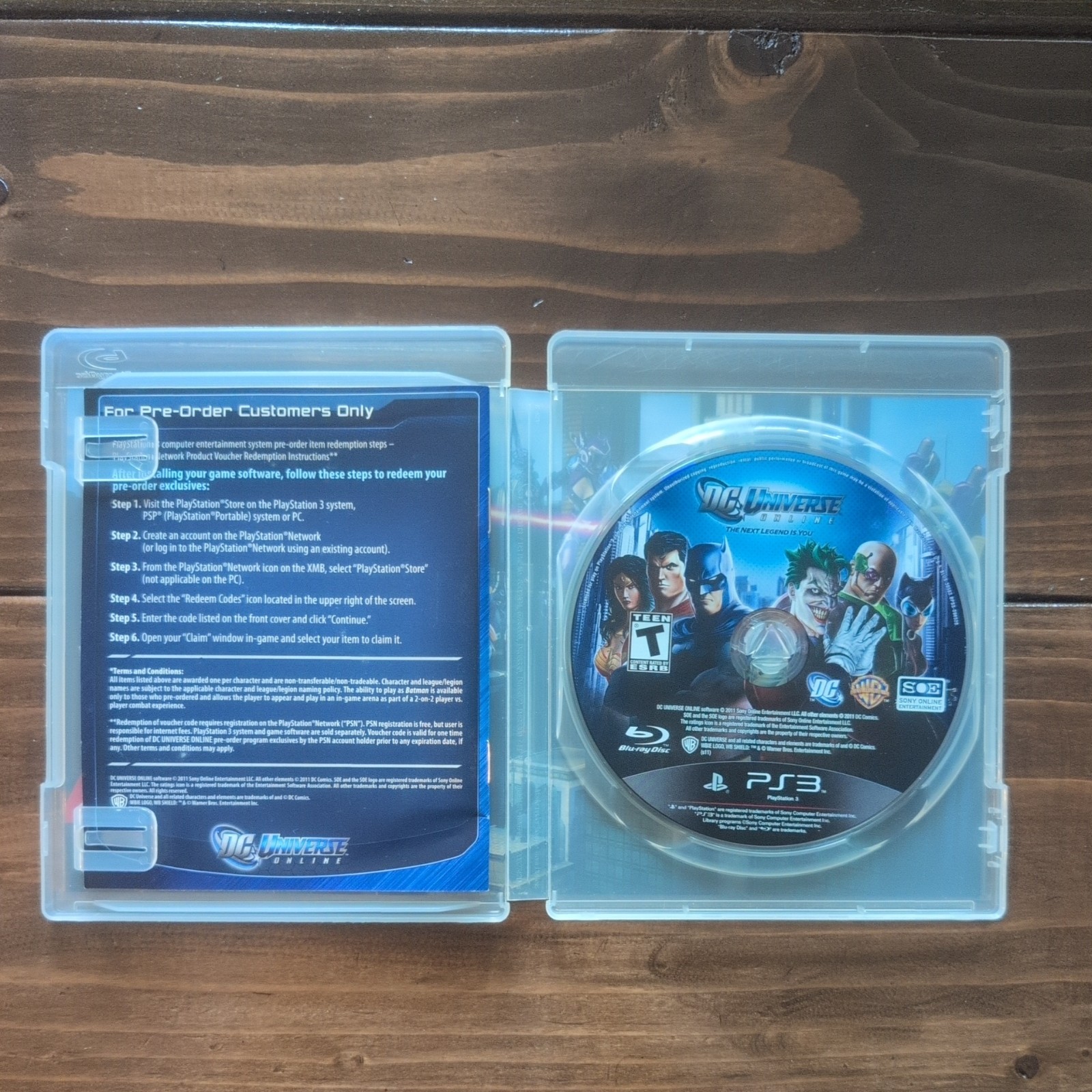 DC Universe Online (Sony PlayStation 3, 2011) PS3 CIB SHIPS WITHIN 12 HOURS!