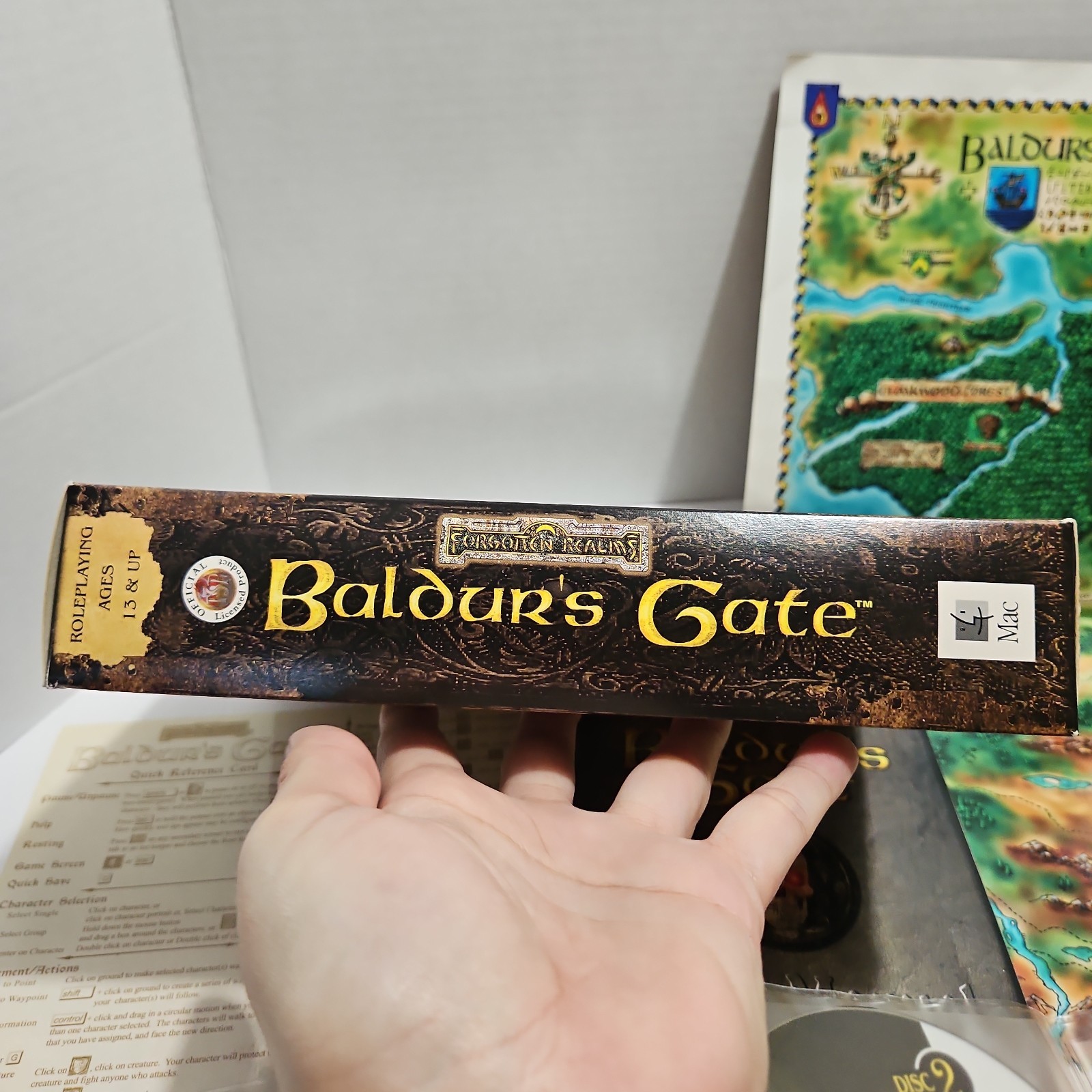 Baldur’s Gate Big Box PC 1998 Forgotten Realms Mac Complete