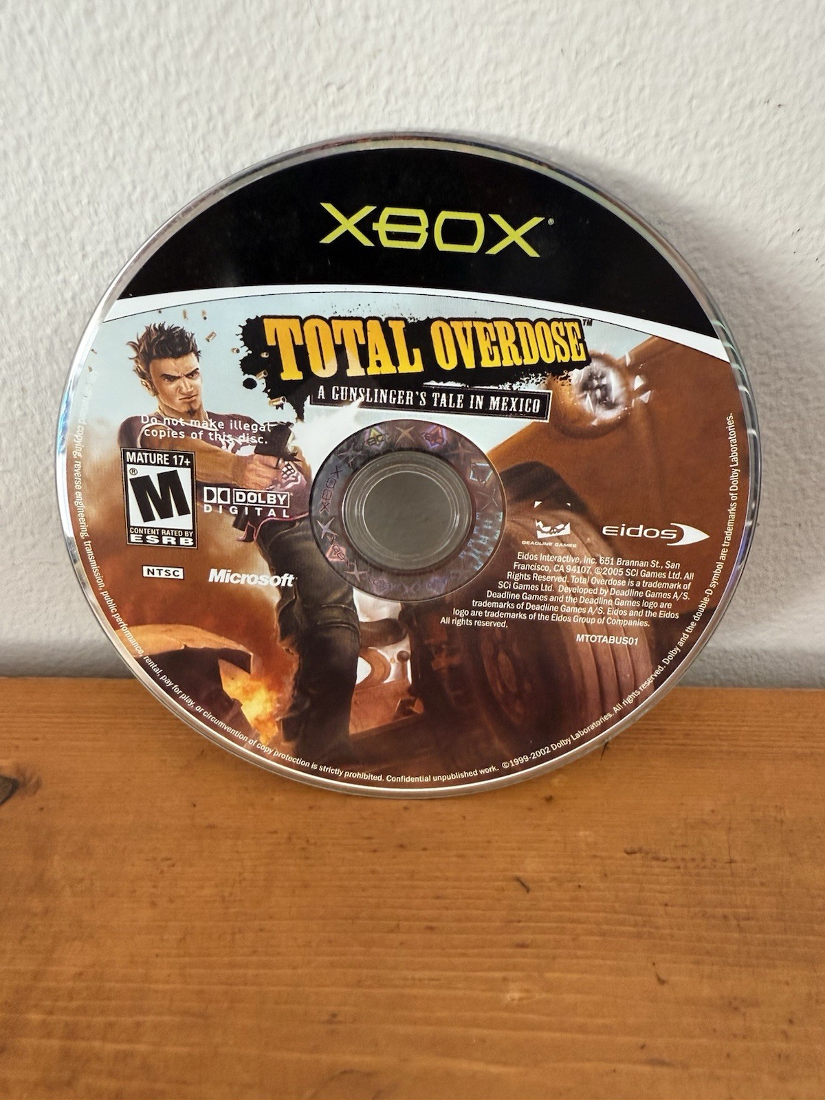 Total Overdose: A Gunslinger’s Tale in Mexico; Loose (Microsoft Xbox, 2005)