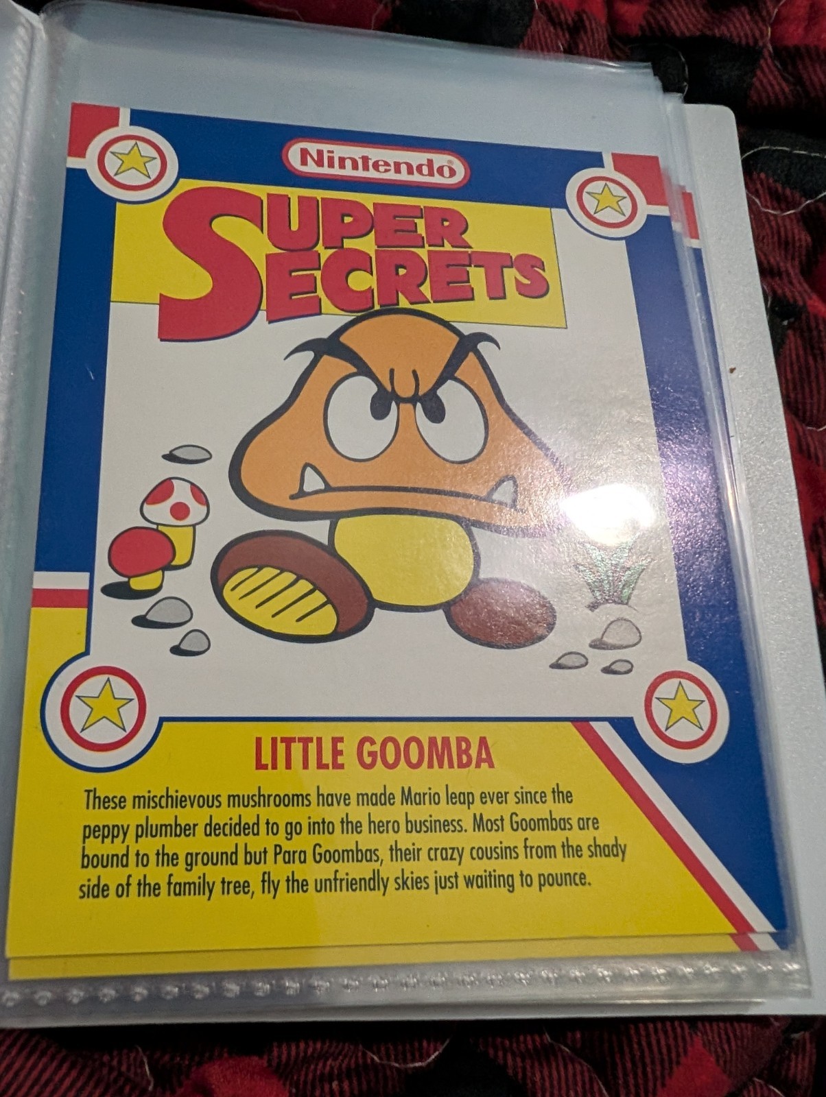 Super Mario Nintendo Secrets Pepsi Cards Complete Set In Notebook. Rare