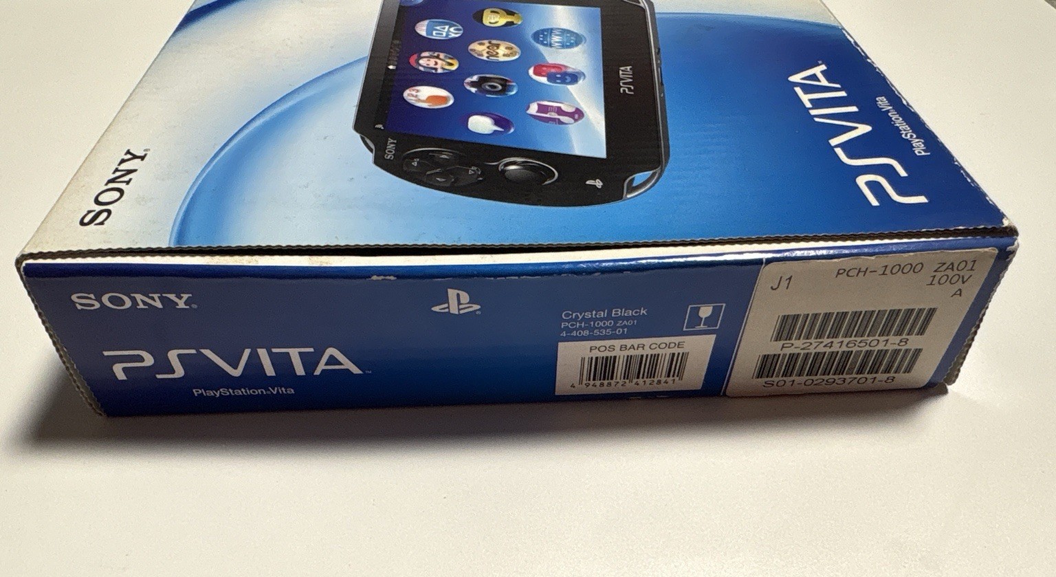 Sony PS Vita PCH-1000 OLED Crystal Black CIB Tested Working w/ Case Charger