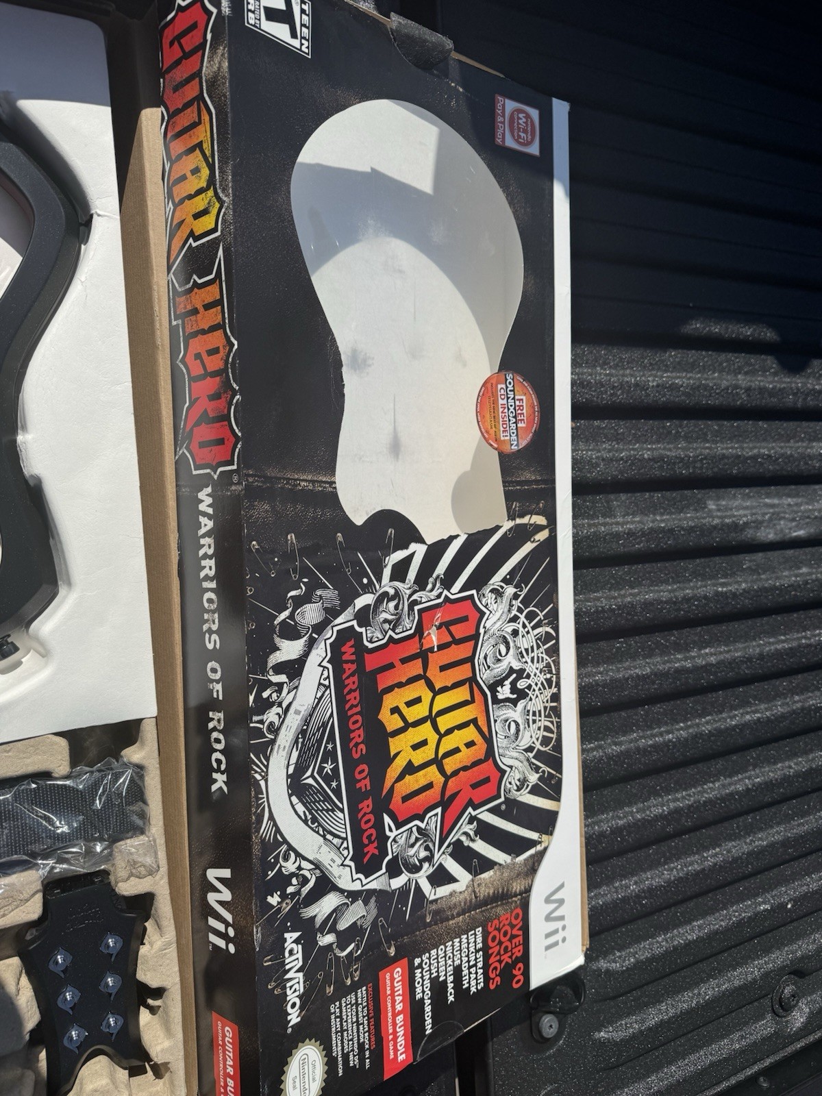 Guitar Hero Warriors Of Rock Wii Guitar Controller w/ Strap Original Box No Game