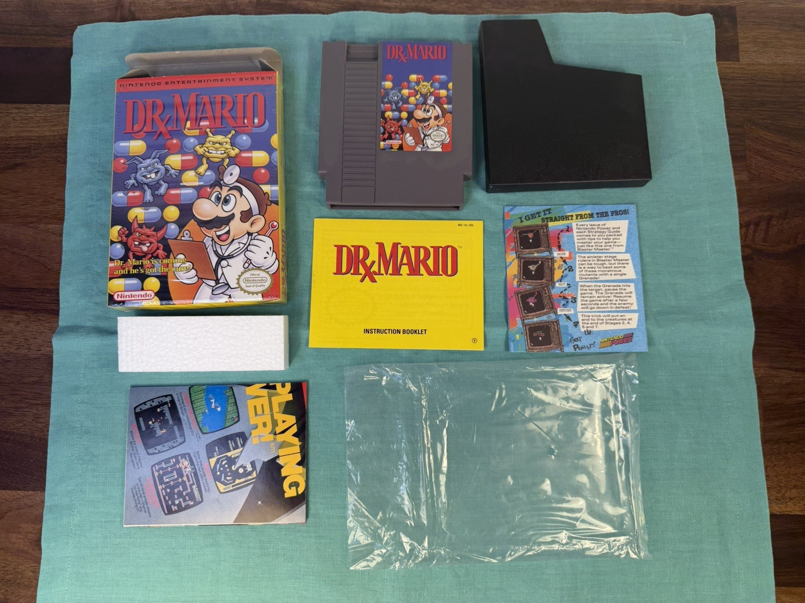 Dr. Mario (Nintendo NES, 1990) CIB Complete With Inserts Authentic