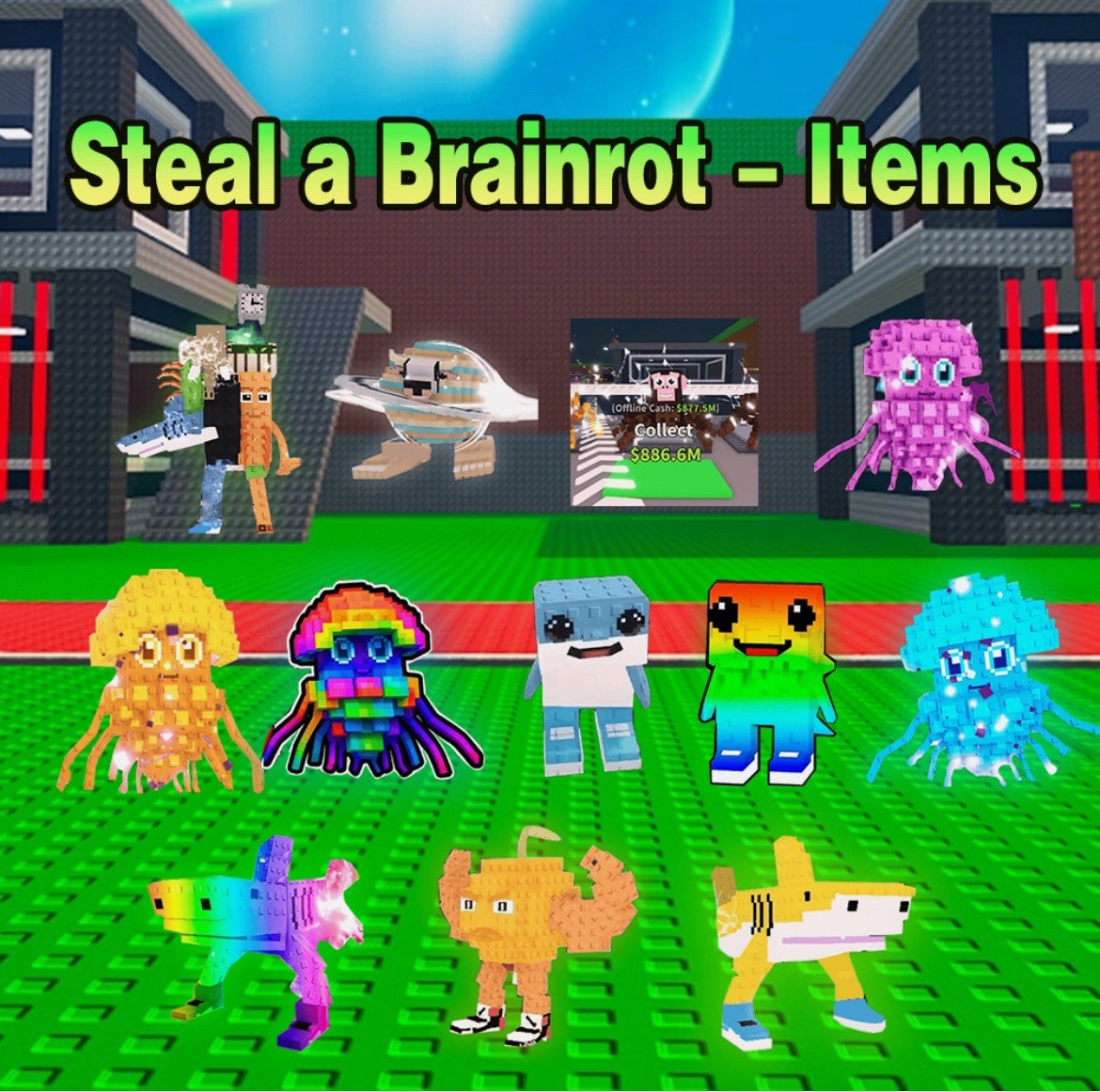 *RARE* STEAL A BRAINROT SECRETS AND BRAINROT GODS⚡️FAST DELIVERY ⚡️🚚📦
