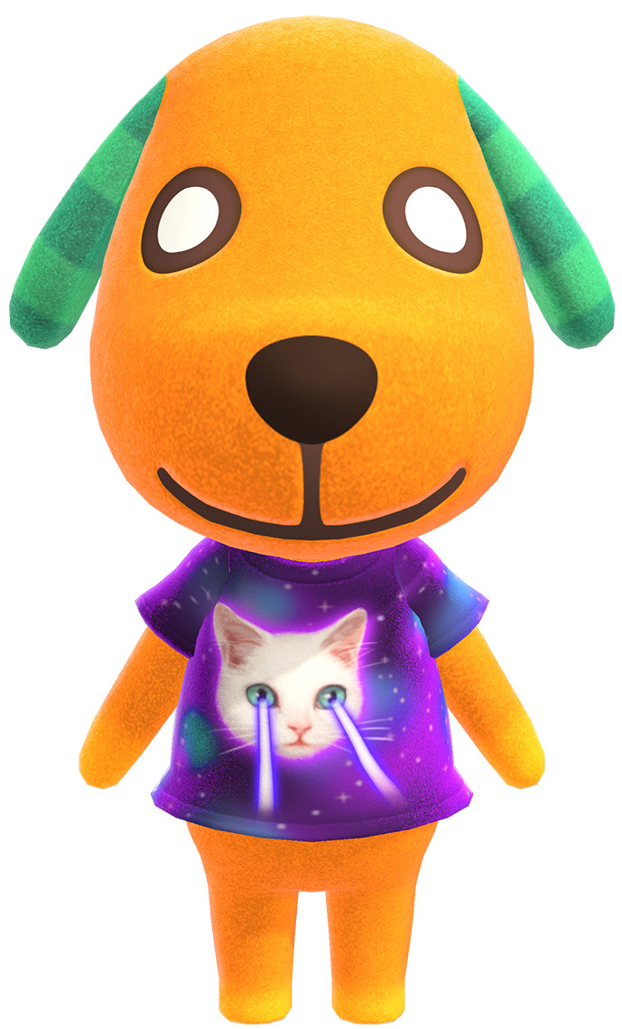 Biskit Animal Crossing New Horizons Amiibo NFC Card – Or Any Character You Want