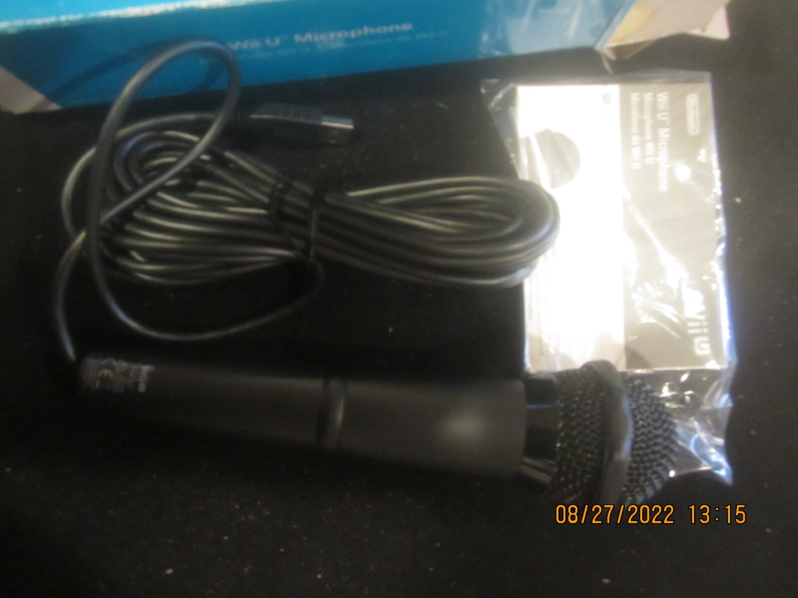 Nintendo Wii U Microphone Official Genuine WUP 021 new but open box