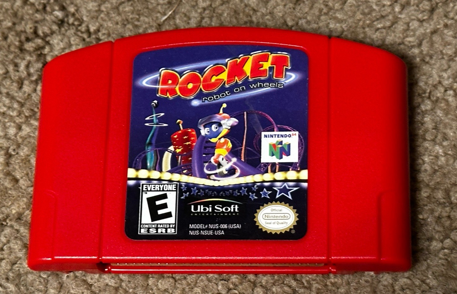 Rocket: Robot on Wheels (Nintendo 64) N64 authentic RARE video game cart only