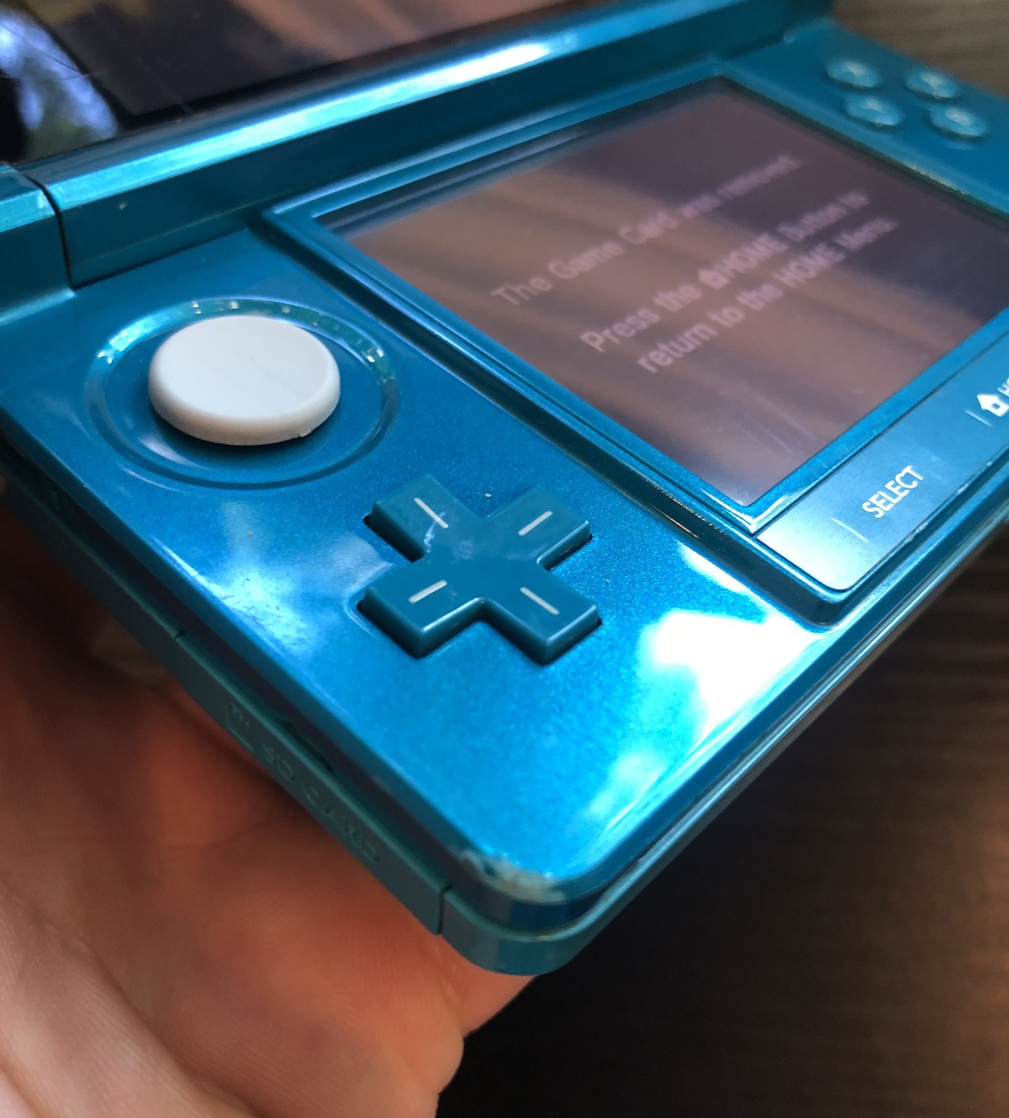 Nintendo 3DS Aqua Blue CTR-001 Handheld Console Fully Tested