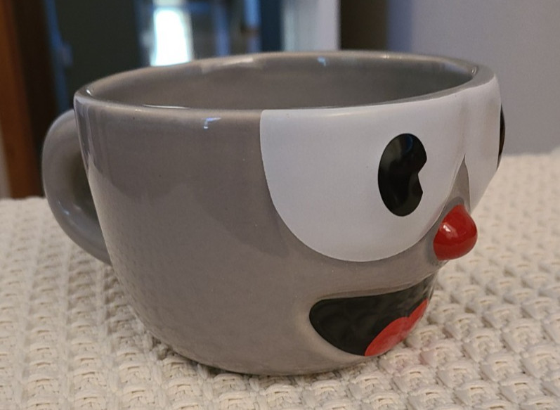 Cuphead Ceramic Mug – No Straw Stirrer Official Studio MDHR