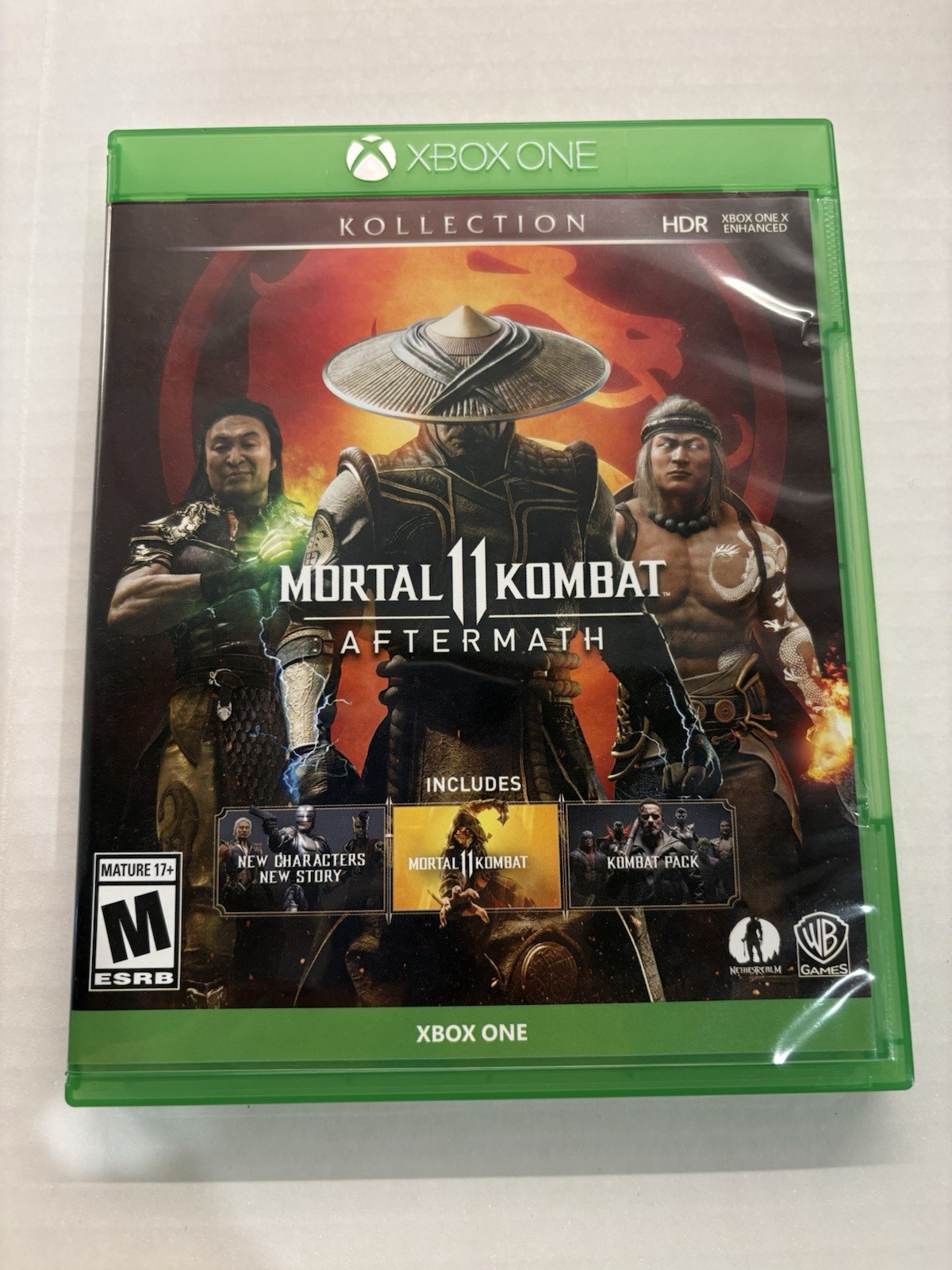 Mortal Kombat 11 Aftermath (Xbox One) – Disc Only, (No Digital Code – Used)