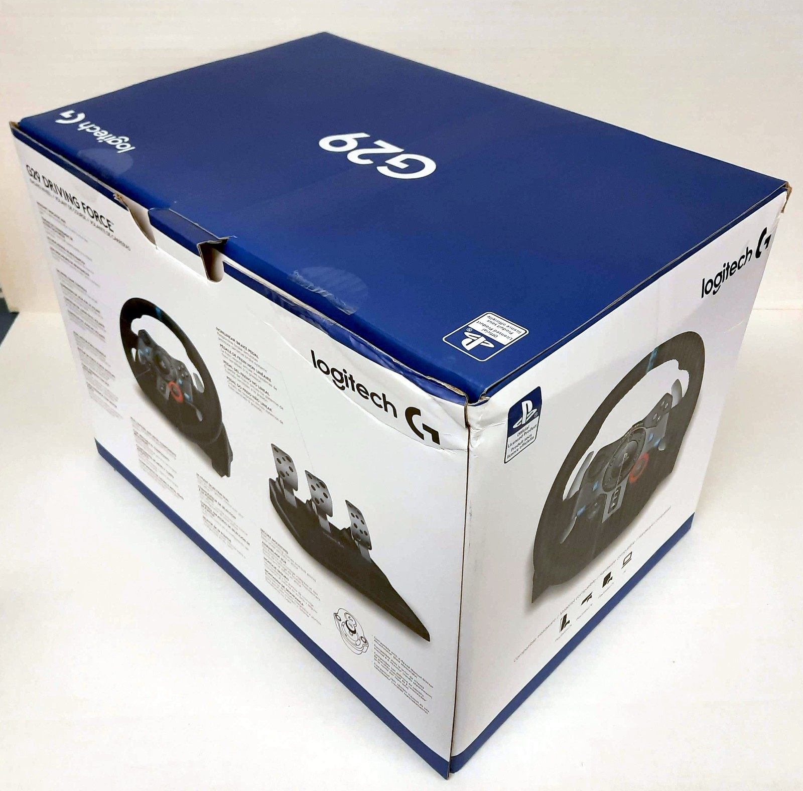 Empty Box for Logitech G29 Racing Wheel (PC, PlayStation 3, 4, 5| PS3, PS4, PS5)