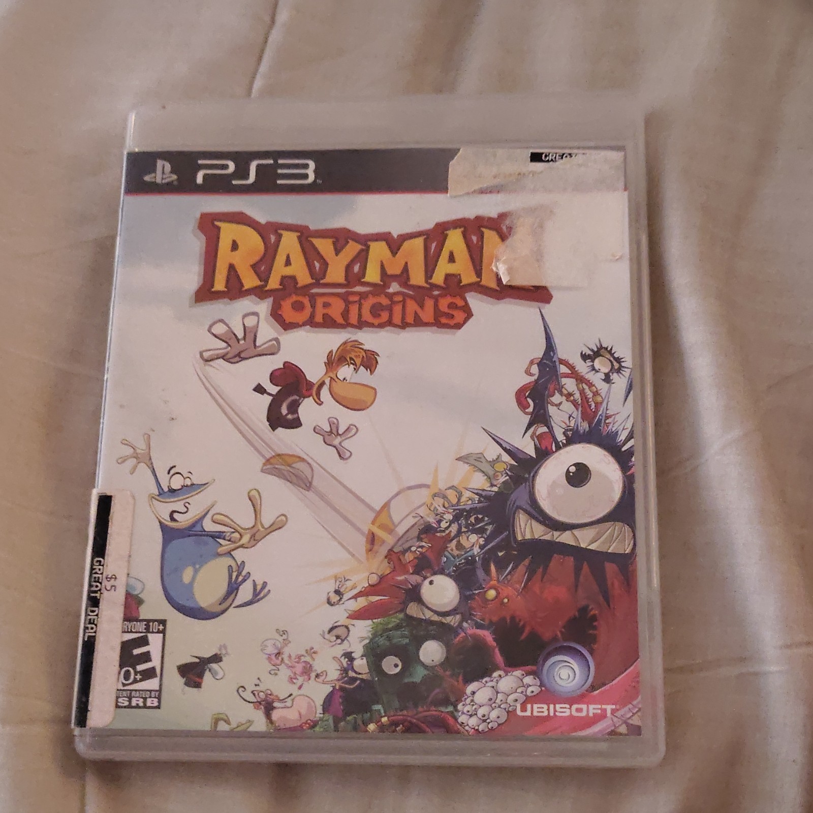 Ubisoft Rayman Origins PS3 E10+ Action Adventure Platformer Manual Included