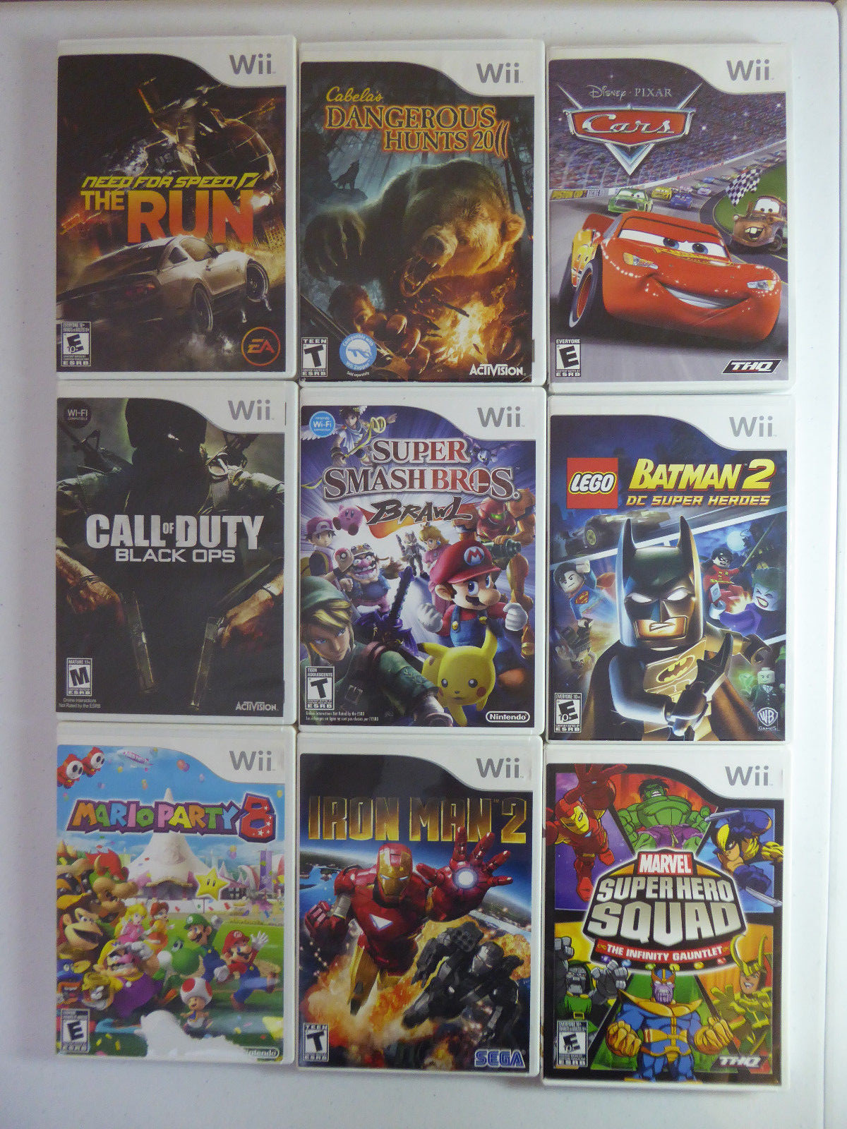 Nintendo Wii Collection Games For All Ages