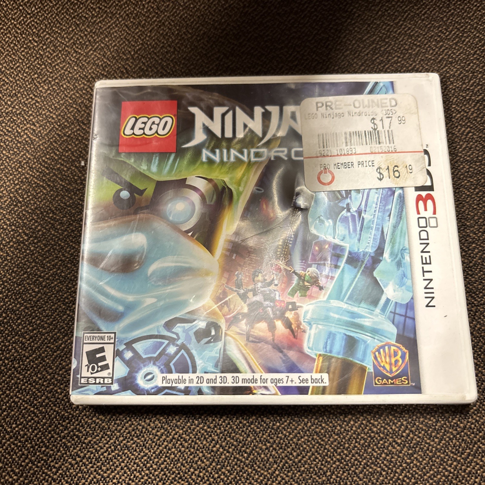Lego Ninjago Nindroids (Nintendo 3DS, 2014) Complete